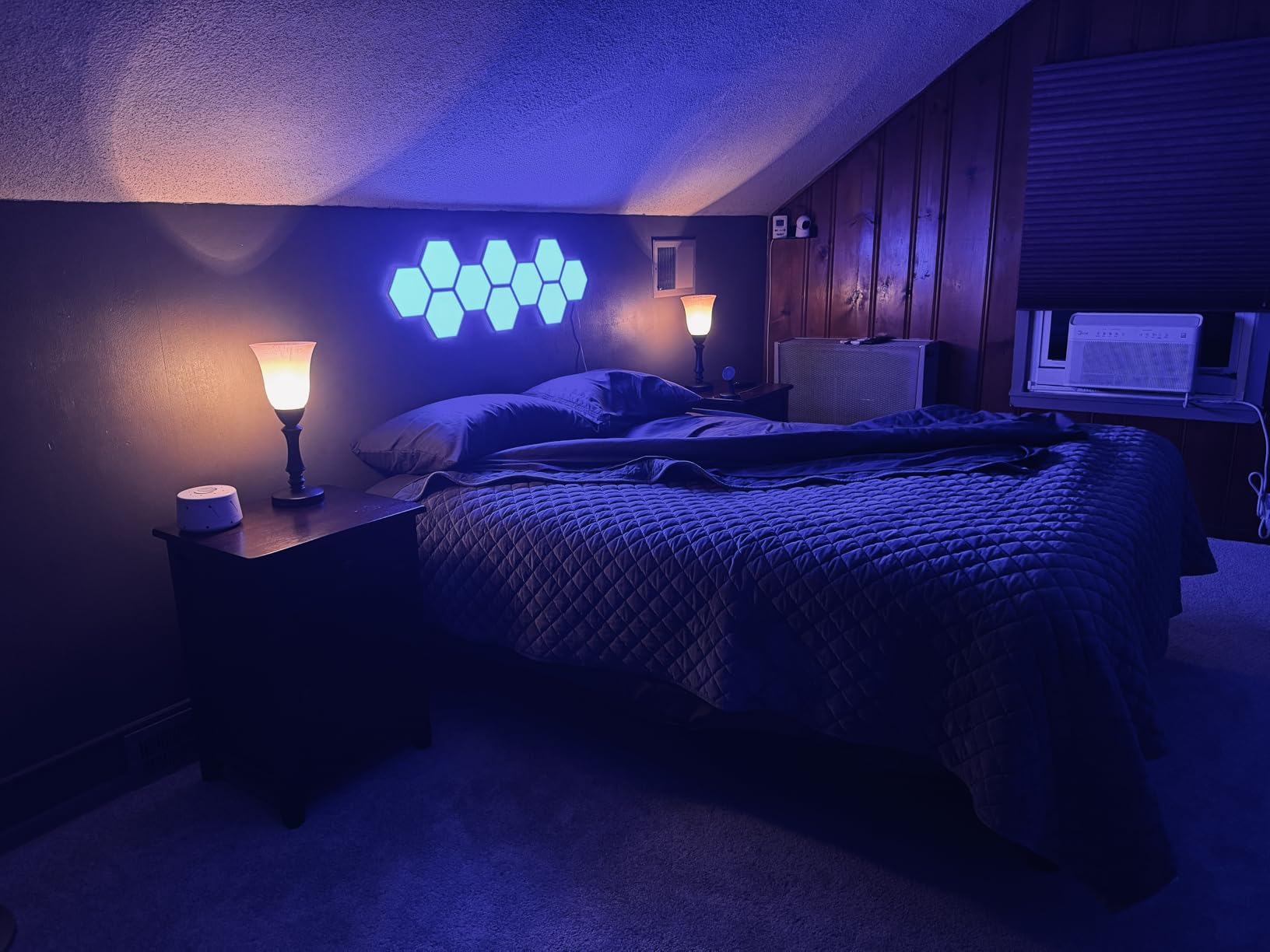 Govee Glide Hexa Light Panels, RGBIC Hexagon LED Wall Lights customer photo 1