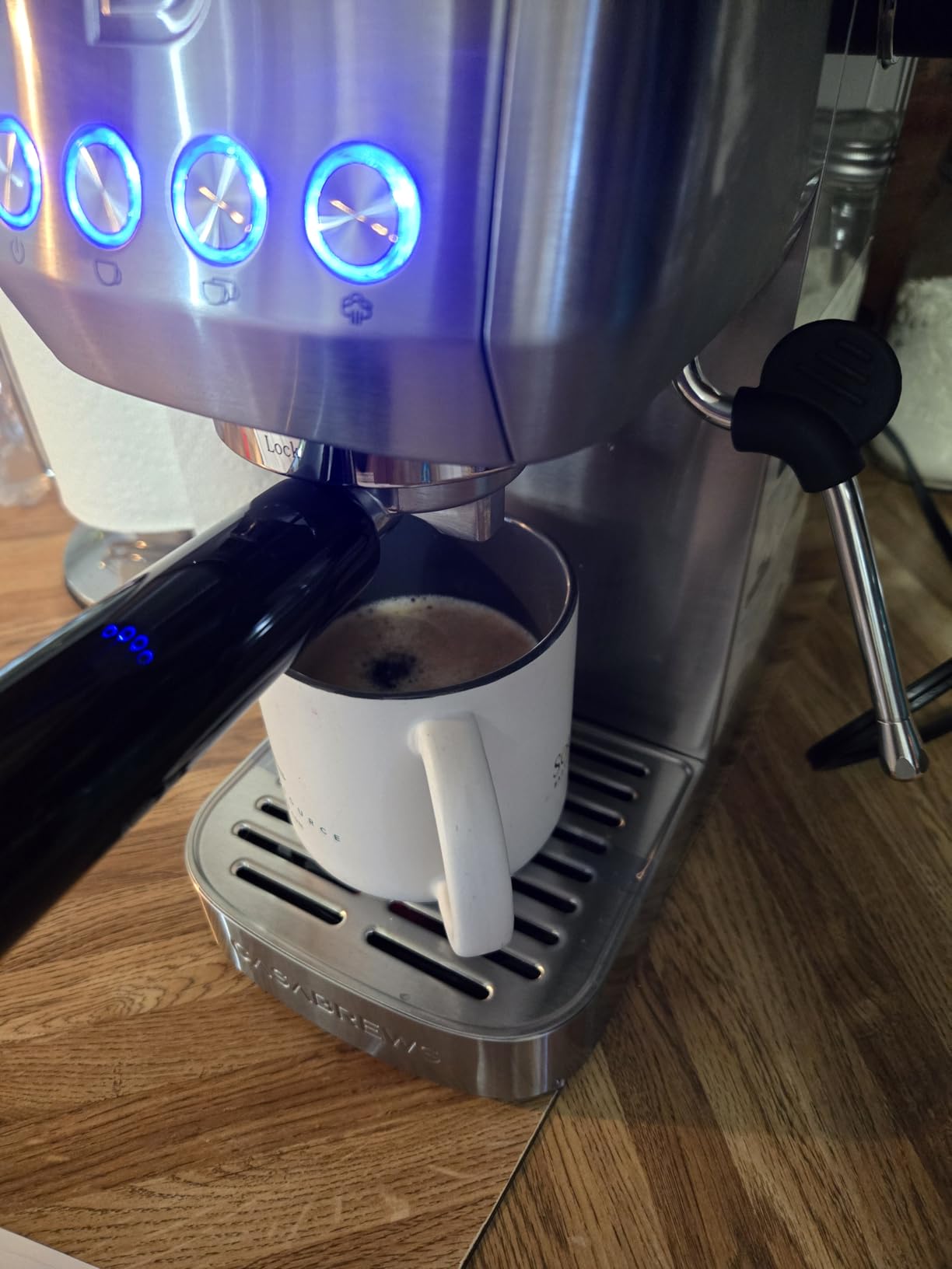CASABREWS 3700 Essential Stainless Steel Espresso Machine with Steam Wand customer photo 1