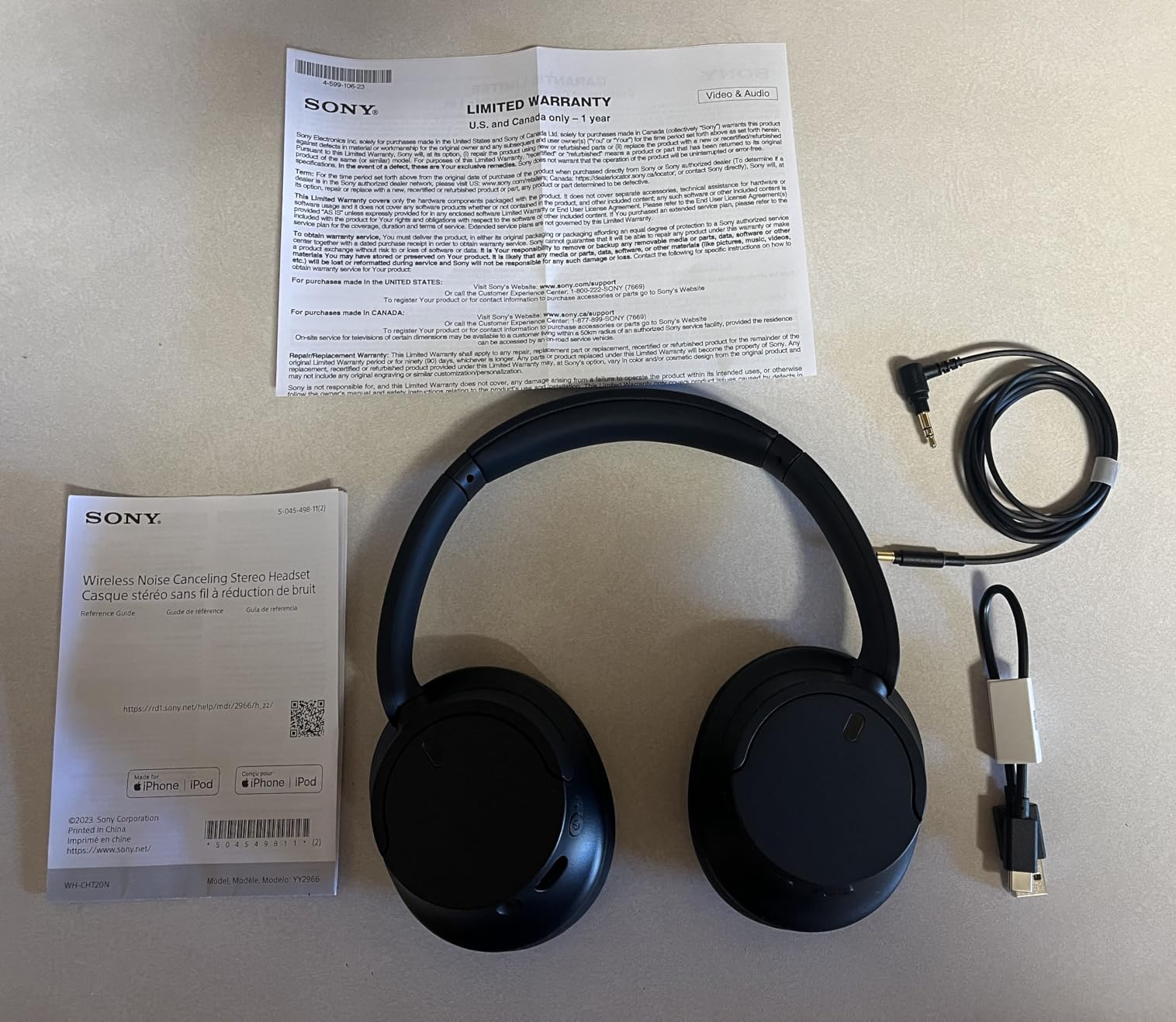 Sony WH-CH720N Noise Canceling Wireless Headphones Bluetooth Over The Ear Headset with Microphone and Alexa Built-in, White New customer photo 1
