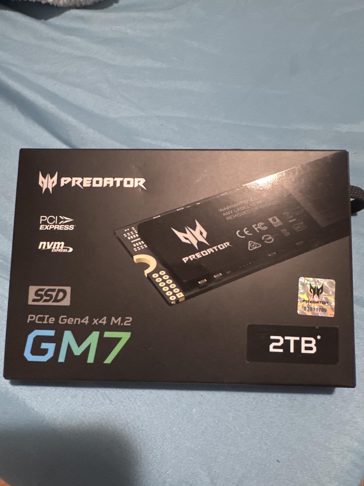 acer Predator GM7 1TB SSD: M.2 2280 PCIe Gen 4 x4 NVMe 2.0, Read Speed Up to 7400 MB/s, Internal PC Solid State Drive for Laptop, Desktop and PS5 - BL.9BWWR.118 customer photo 2