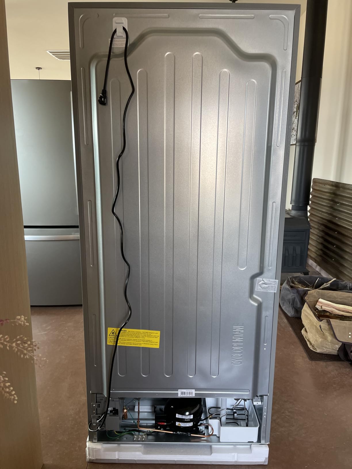 KoolMore 30-Inch and 18.5 cu. ft. Counter Depth French Door Refrigerator with Three Doors and Deep Freezer in Stainless-Steel customer photo 1