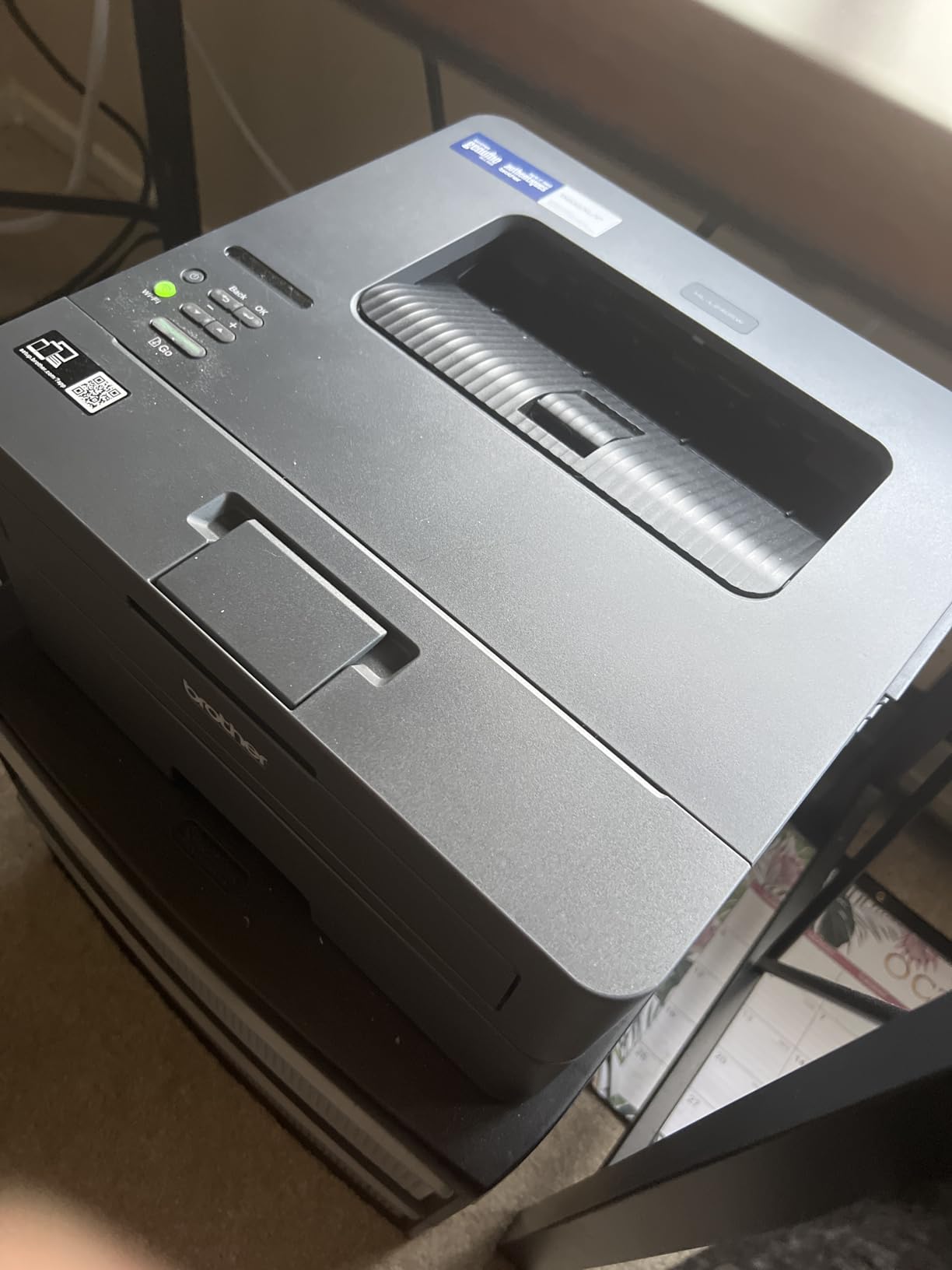 Brother HL-L2405W Wireless Compact Monochrome Laser Printer with Mobile Printing, Black & White Output | Includes Refresh Subscription Trial, Works with Alexa customer photo 2