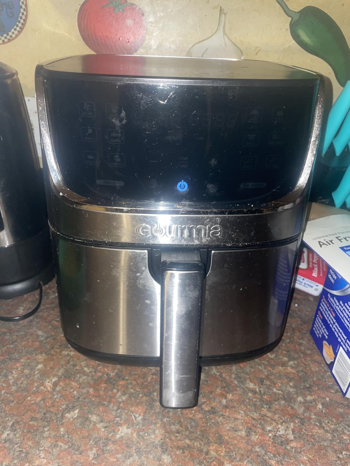 CHEFMAN 2 Qt Mini Air Fryer - Digital Space-Saving Compact Air Fryer with Nonstick and Dishwasher Safe Basket, Quick & Easy Meals in Minutes, Features Digital Timer and Shake Reminder - Black customer photo 1
