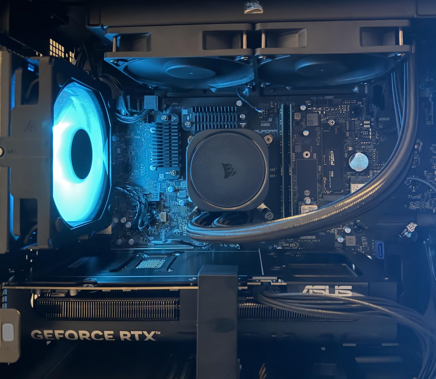 CORSAIR Nautilus 360 RS ARGB Liquid CPU Cooler - 360mm AIO - Low-Noise - Direct Motherboard Connection - Daisy-Chain - Intel LGA 1851/1700, AMD AM5/AM4 - 3X RS120 ARGB Fans Included - Black customer photo 1