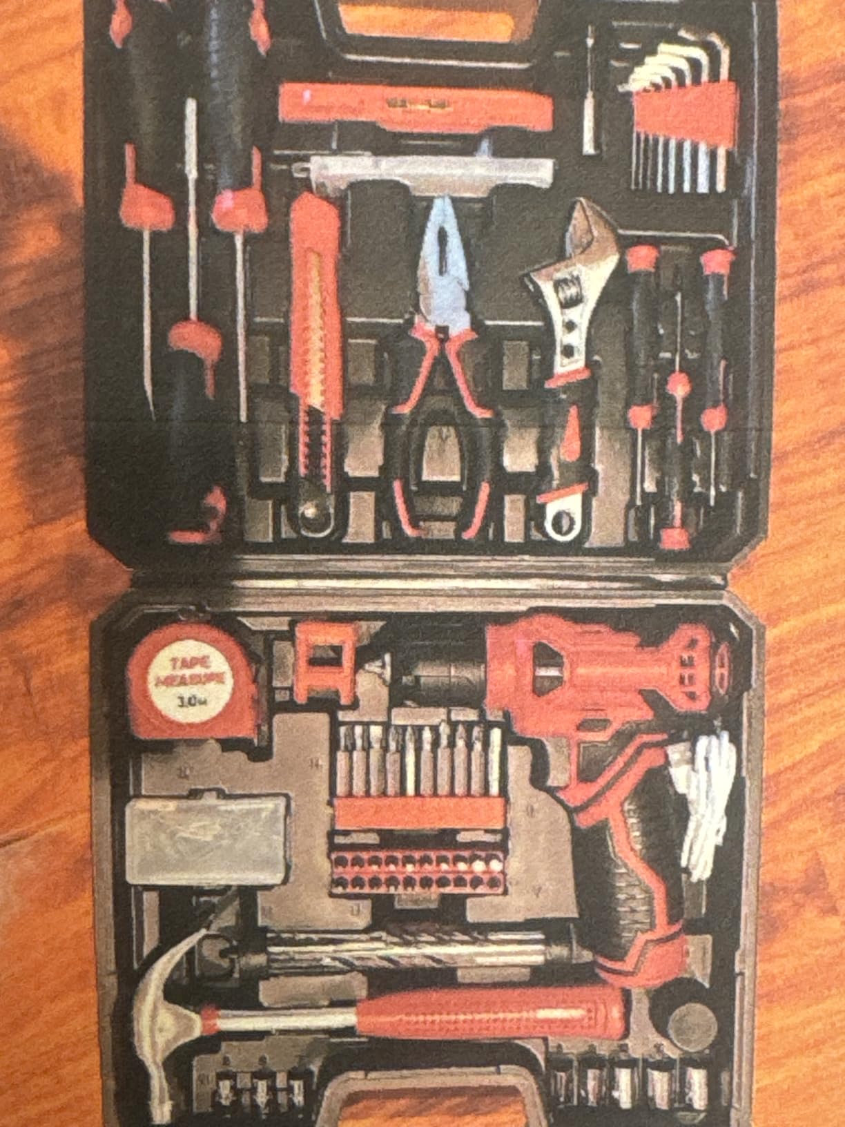 Tool Set - 8V Cordless Drill Set, 132 Piece Home Tool Set With Hand Drill, Tool Kit for Women & Men, Perfect for Homeowner, Diyer, Handyman customer photo 1
