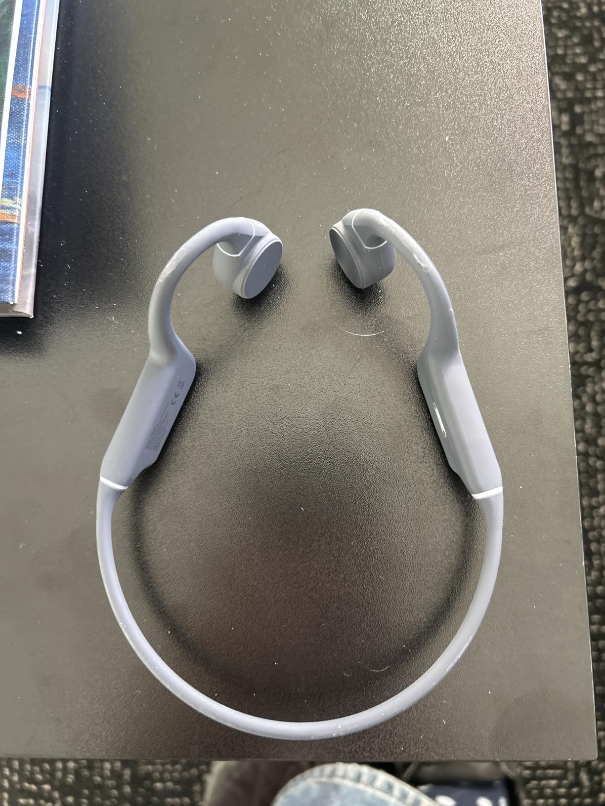 Raycon Everyday Bone Conduction Headphones Bluetooth - Open Ear Running Headphones, Sweat & Water-Resistant Earbuds with Mic for Sports & Workouts, 13hr Playtime (Gray) customer photo 2