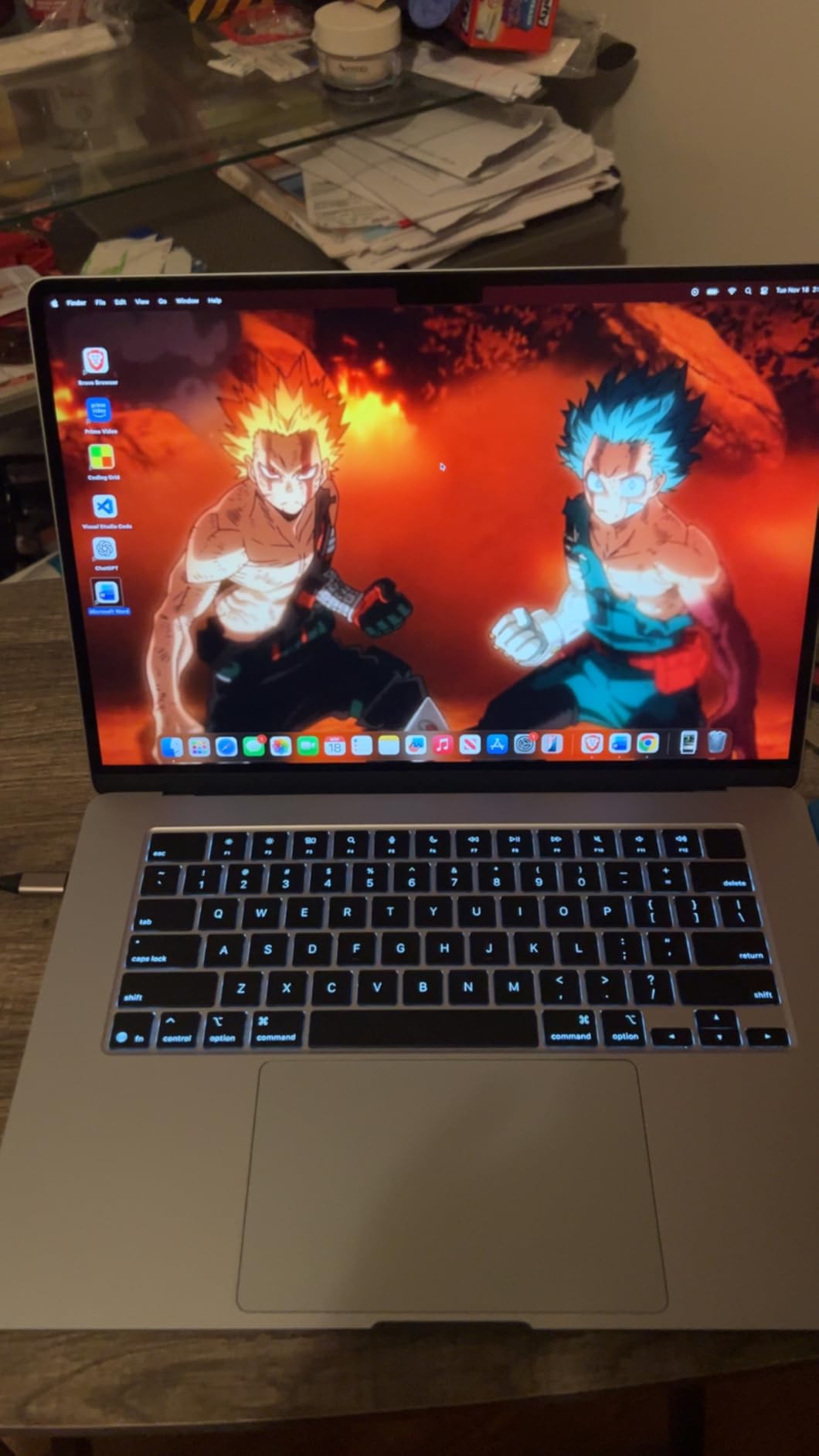 Apple 2025 MacBook Air 15-inch Laptop with M4 chip: Built for Apple Intelligence, 15.3-inch Liquid Retina Display, 16GB Unified Memory, 256GB SSD Storage, 12MP Center Stage Camera, Touch ID; Midnight customer photo 2