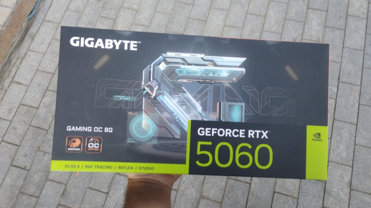 GIGABYTE GeForce RTX 5060 WINDFORCE OC 8G Graphics Card, Cooling System, 8GB 128-bit GDDR7, PCIe 5.0, Manufactured by NVIDIA, DisplayPort & HDMI - Video Output Interface, GV-N5060WF2OC-8GD Video Card customer photo 2