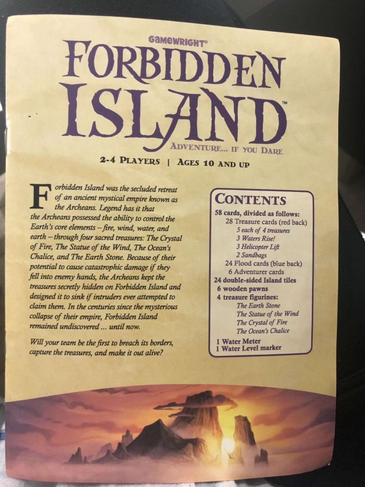 Gamewright - Forbidden Island - Cooperative Strategy Survival Board Game, 2-4 Players Customer Review Gamewright - Forbidden Island - Cooperative Strategy Survival Board Game, 2-4 Players - Customer Photo 2