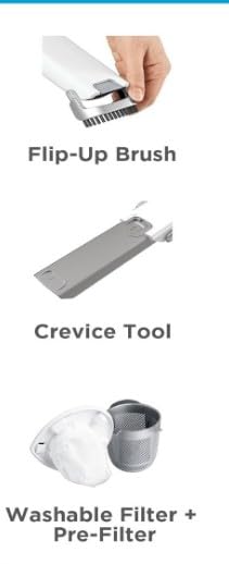 BLACK+DECKER dustbuster AdvancedClean Handheld Vacuum Cordless, Compact Home and Car Vacuum with Crevice Tool, Rotating Nozzle and Charging Station, Large Dust Bowl (CHV1410L) customer photo 1
