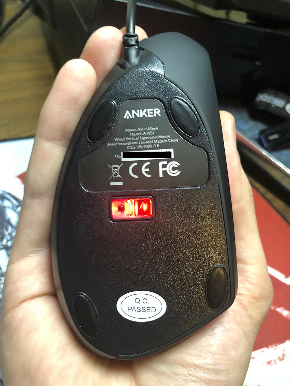 Anker USB Wired Vertical Mouse, Ergonomic Mouse for Computer and Laptops customer photo 1