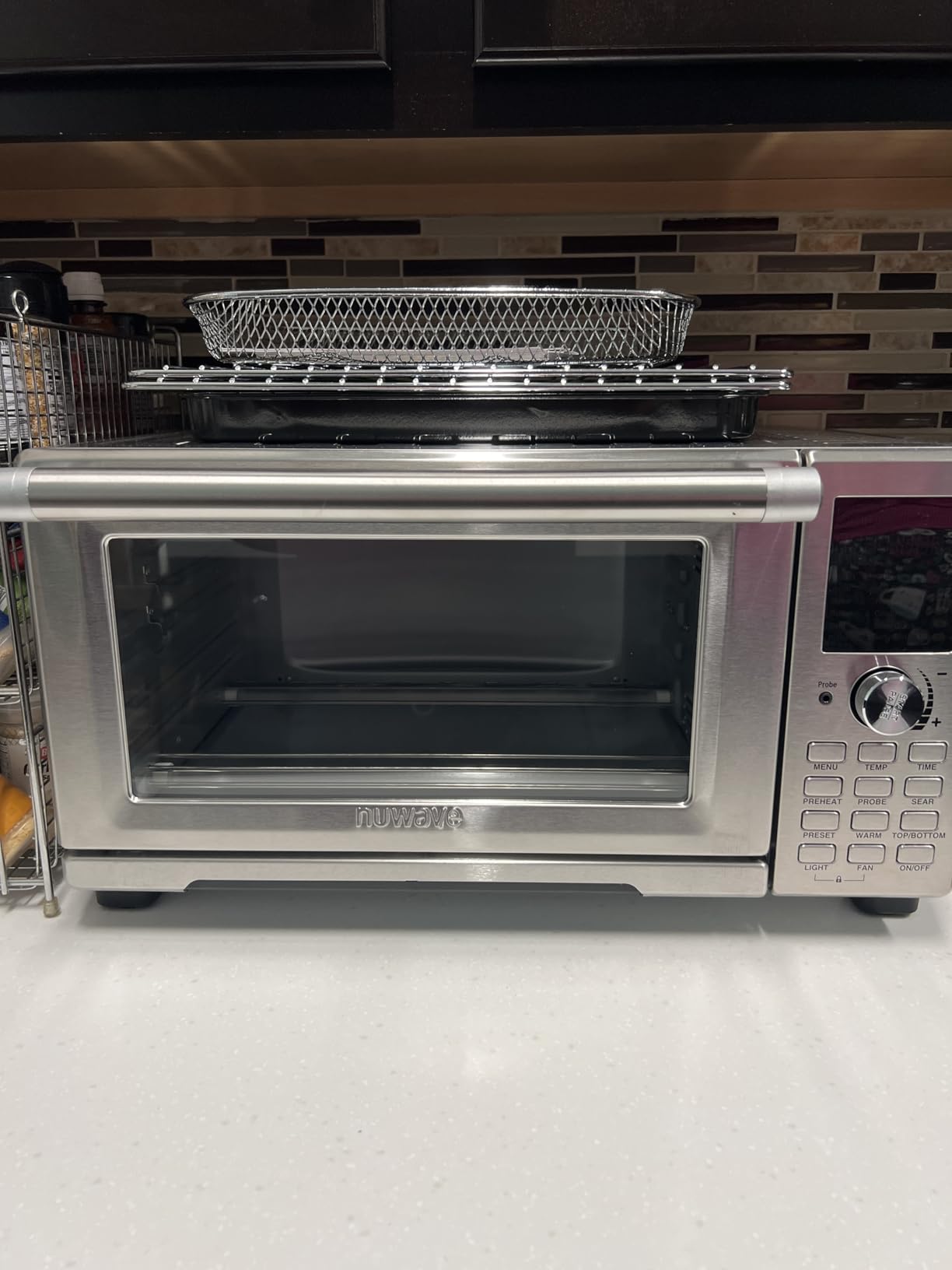 Nuwave Bravo 30 QT Smart Air Fryer Toaster Oven, 2026 New Convection System customer photo 1