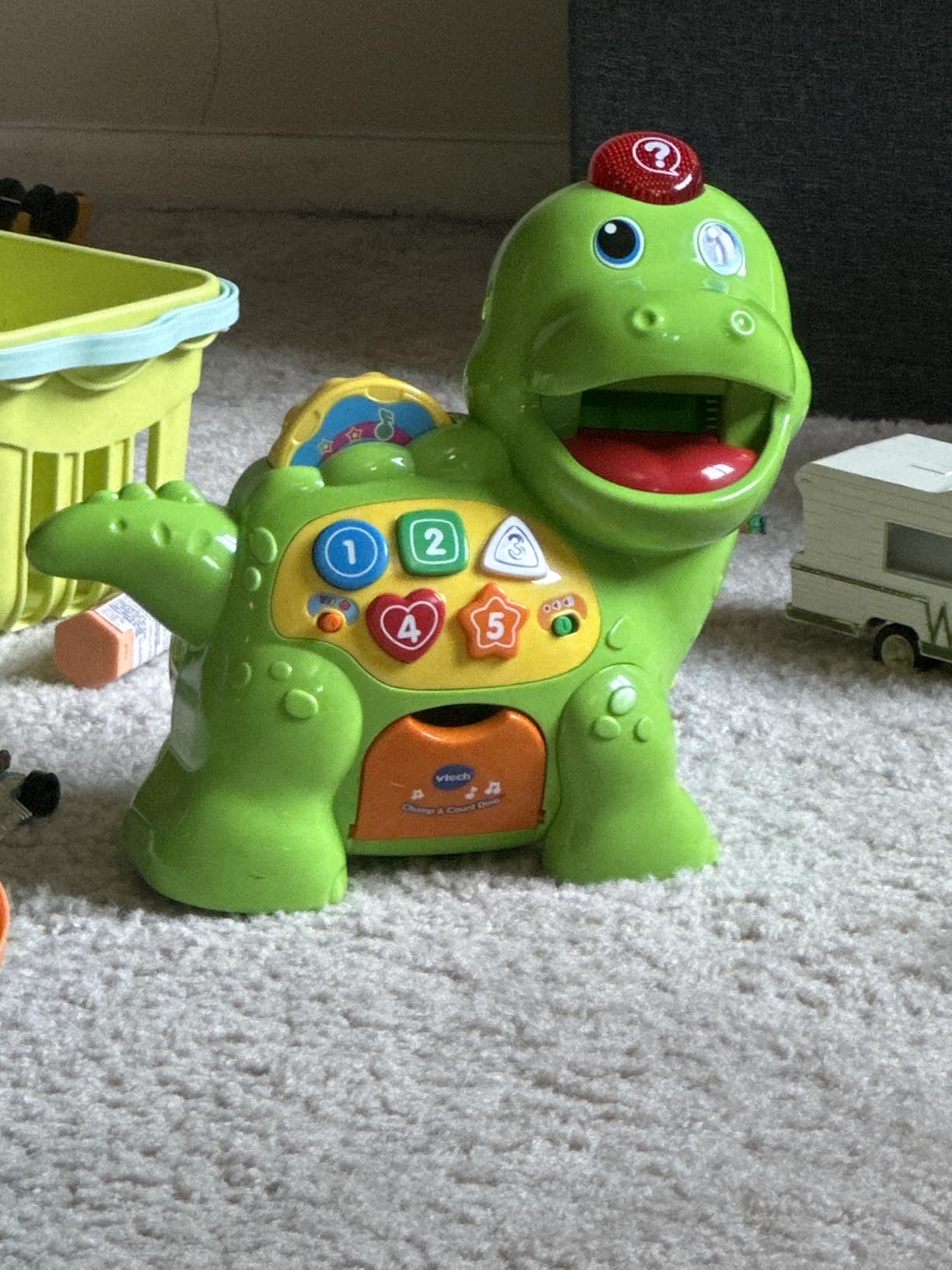 VTech Chomp and Count Dino, Green customer photo 1