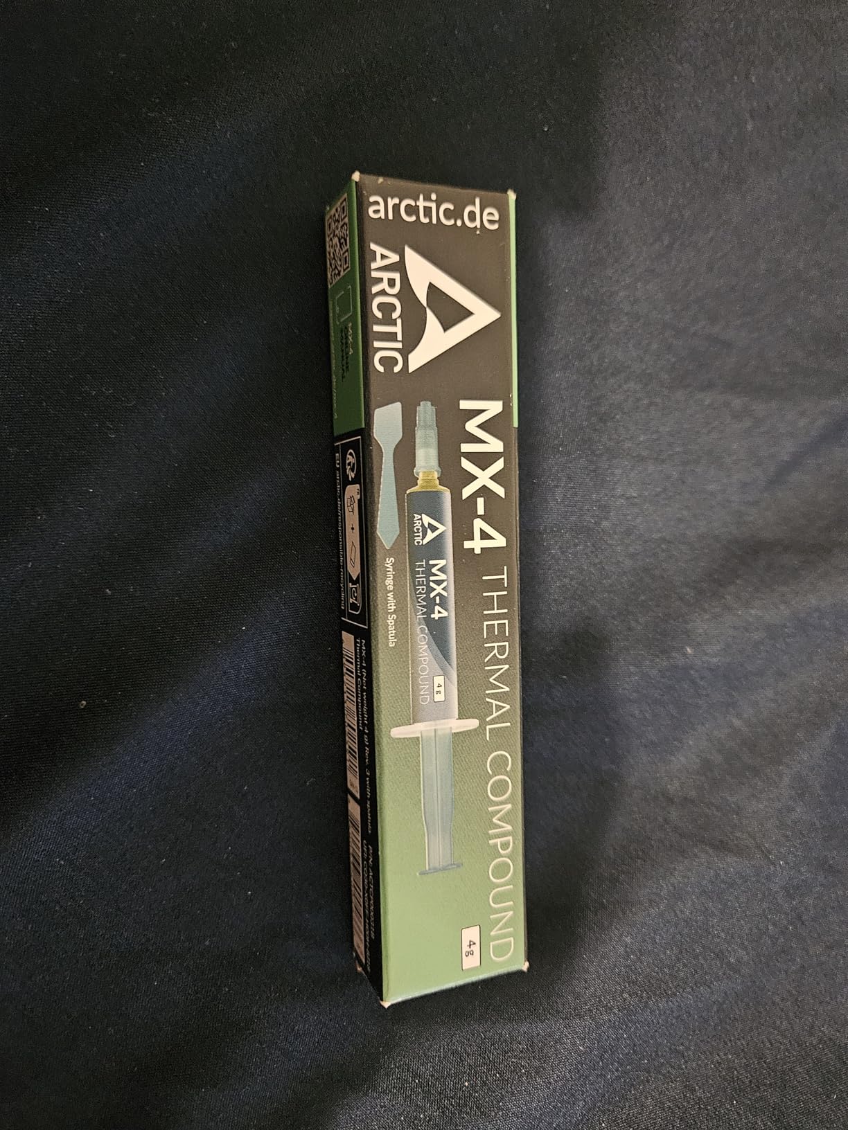 ARCTIC MX-4 (incl. Spatula, 4 g) - Premium Performance Thermal Paste for All Processors (CPU, GPU - PC), Very high Thermal Conductivity, Long Durability, Safe Application - Customer Photo 1