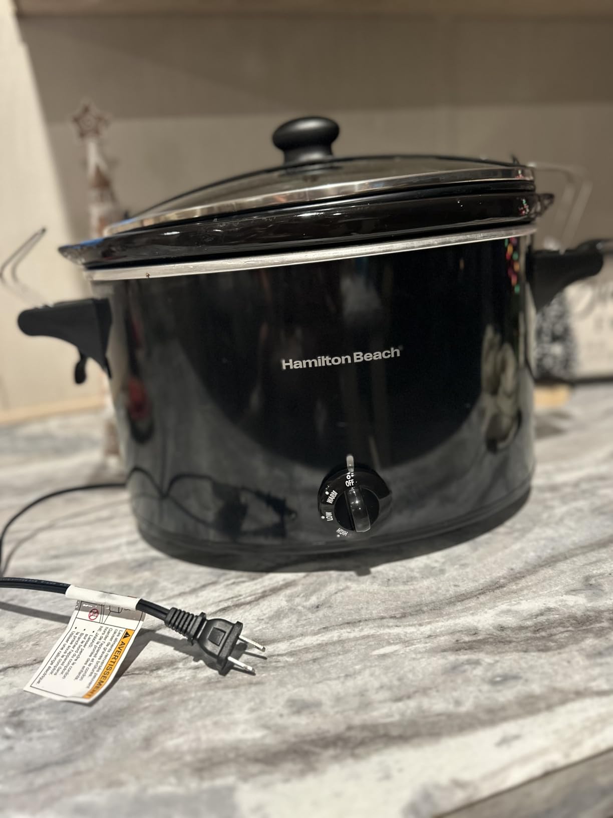 Hamilton Beach Slow Cooker, Extra Large 10 Quart, Stay or Go Portable With Lid Lock, Dishwasher Safe Crock, Black (33195) customer photo 1