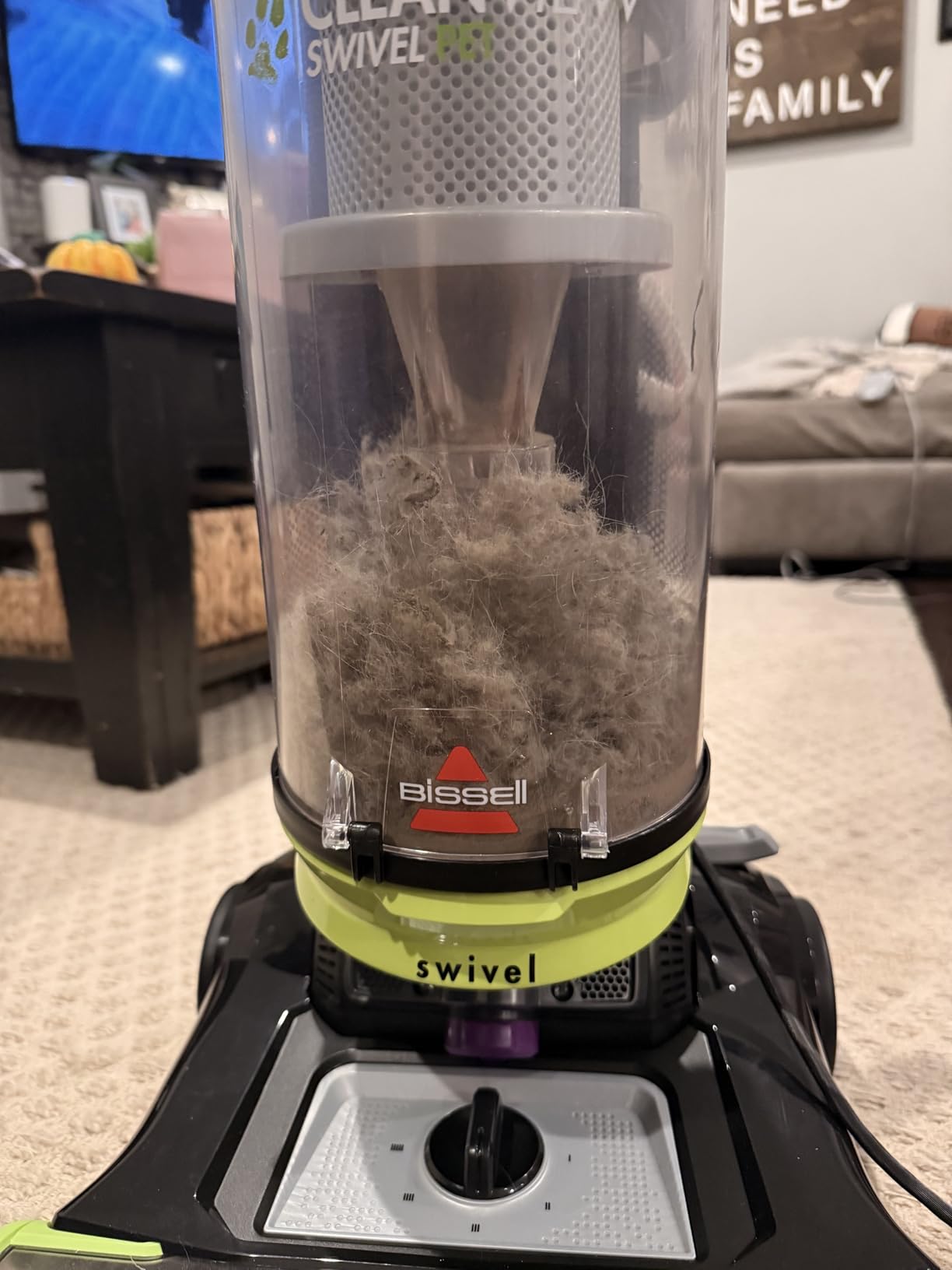 Bissell 2252 CleanView Swivel Upright Bagless Vacuum with Swivel Steering, Powerful Pet Hair Pick Up, Specialized Pet Tools, Large Capacity Dirt Tank, Easy Empty customer photo 1