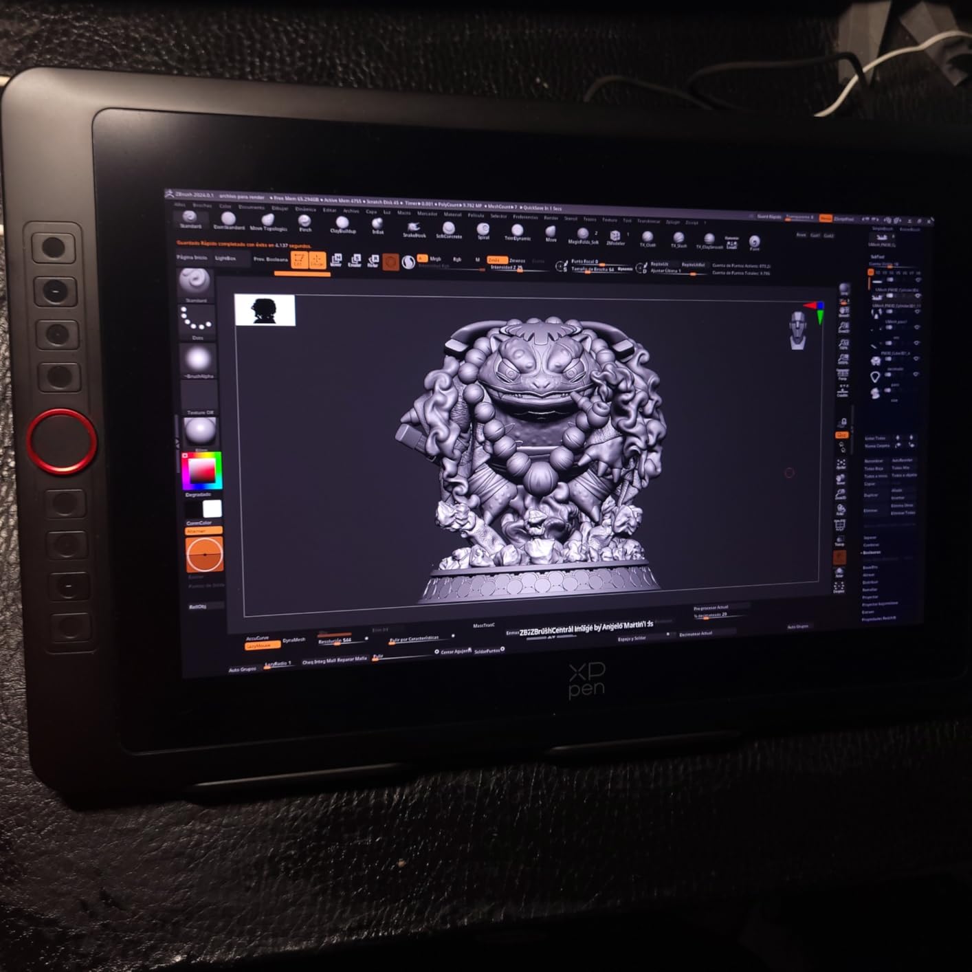 XP-PEN Artist12 11.6 Inch FHD Drawing Monitor Pen Display Graphic Monitor with PN06 Battery-Free Multi-Function Pen Holder and Glove 8192 Pressure Sensitivity Customer Review XP-PEN Artist12 11.6 Inch FHD Drawing Monitor Pen Display Graphic Monitor with PN06 Battery-Free Multi-Function Pen Holder and Glove 8192 Pressure Sensitivity - Customer Photo 3