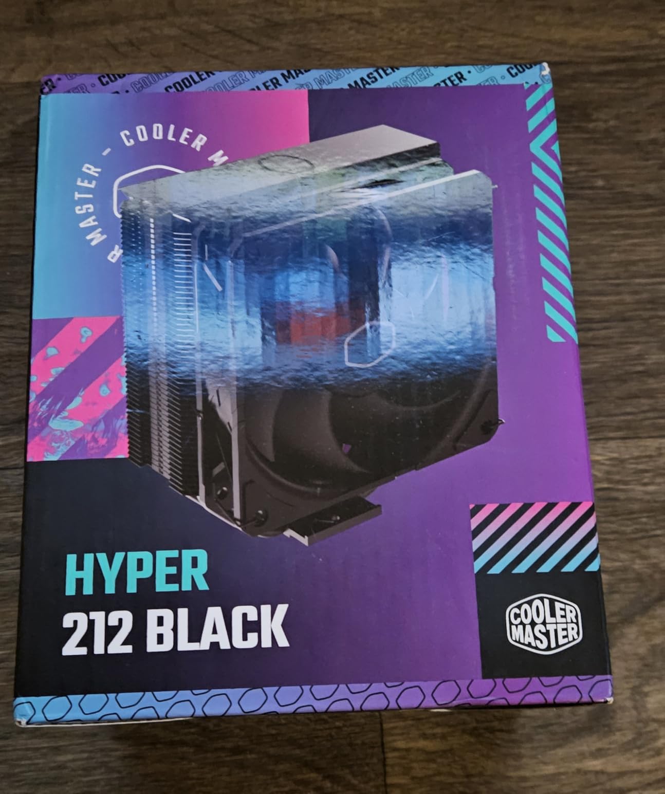 Cooler Master Hyper 212 Black CPU Cooler, SickleFlow 120 Edge PWM Fan, Aluminum Top Cover, 4 Copper Heat Pipes Customer Review Cooler Master Hyper 212 Black CPU Cooler, SickleFlow 120 Edge PWM Fan, Aluminum Top Cover, 4 Copper Heat Pipes - Customer Photo 1