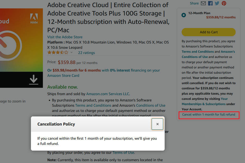 Adobe Creative Cloud Pro | 20+ creative apps plus 100GB Storage | 12-Month Subscription with Auto-Renewal|PC/Mac Customer Review Adobe Creative Cloud Pro | 20+ creative apps plus 100GB Storage | 12-Month Subscription with Auto-Renewal|PC/Mac - Customer Photo 1