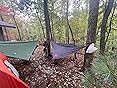 Camping Hammock with Rain Fly Tarp and Mosquito Net Tent Tree Straps, Portable Single Double Nylon Parachute Hammock Rainfly Set for Backpacking Hiking Travel Yard Outdoor Activities Green Customer Review Camping Hammock with Rain Fly Tarp and Mosquito Net Tent Tree Straps, Portable Single Double Nylon Parachute Hammock Rainfly Set for Backpacking Hiking Travel Yard Outdoor Activities Green - Customer Photo 2