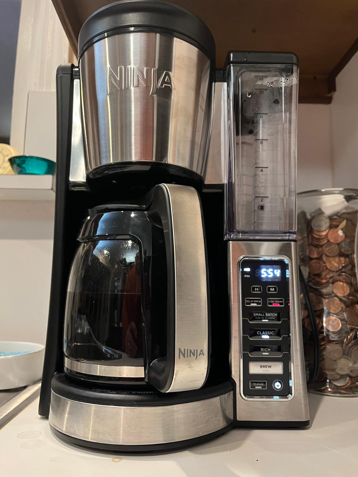 Ninja 12-Cup Programmable Coffee Brewer, 2 Brew Styles, Adjustable Warm Plate, 60oz Water Reservoir, Delay Brew - Black/Stainless Steel customer photo 1