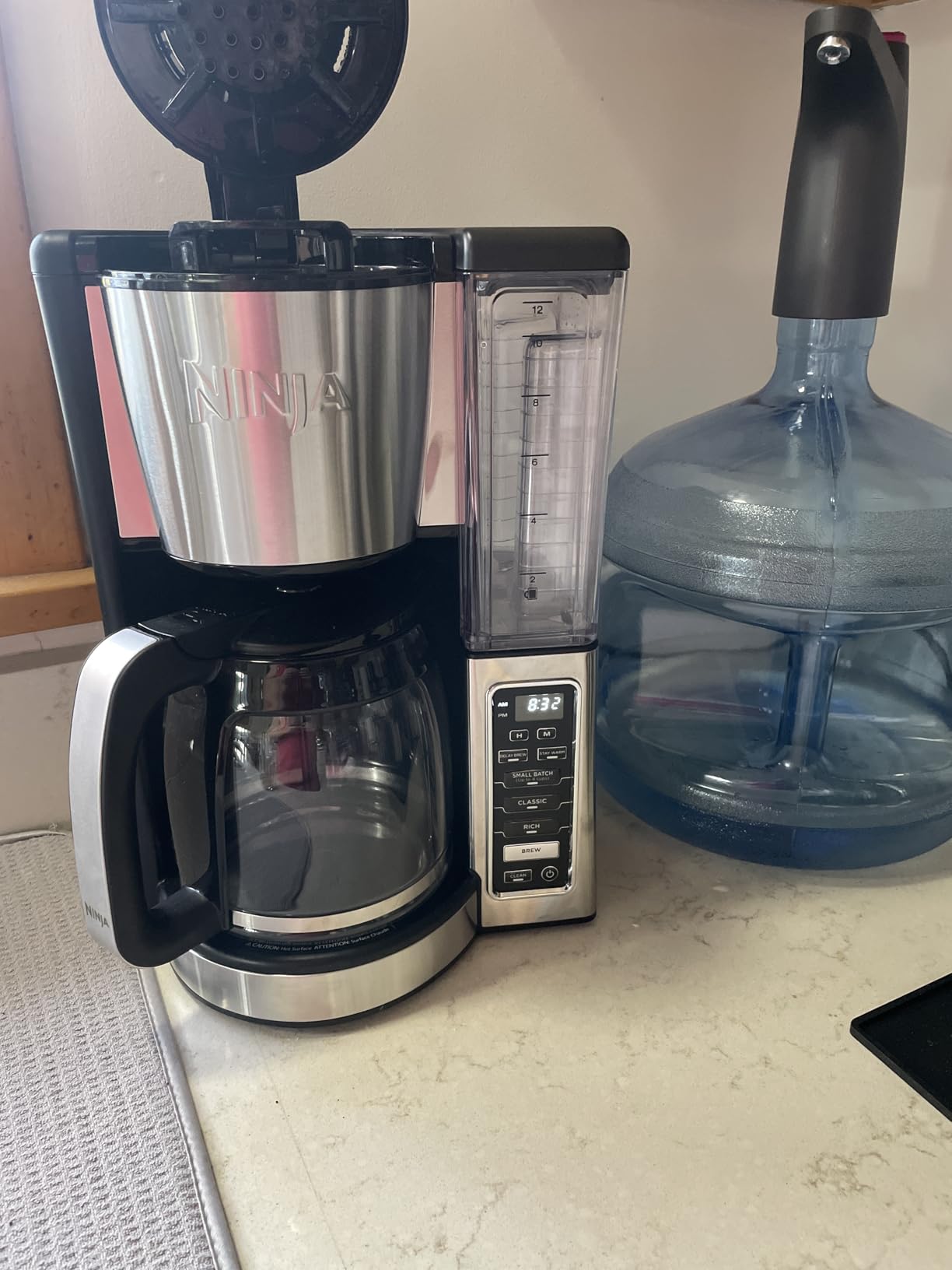 Ninja 12-Cup Programmable Coffee Brewer, 2 Brew Styles, Adjustable Warm Plate, 60oz Water Reservoir, Delay Brew - Black/Stainless Steel customer photo 2