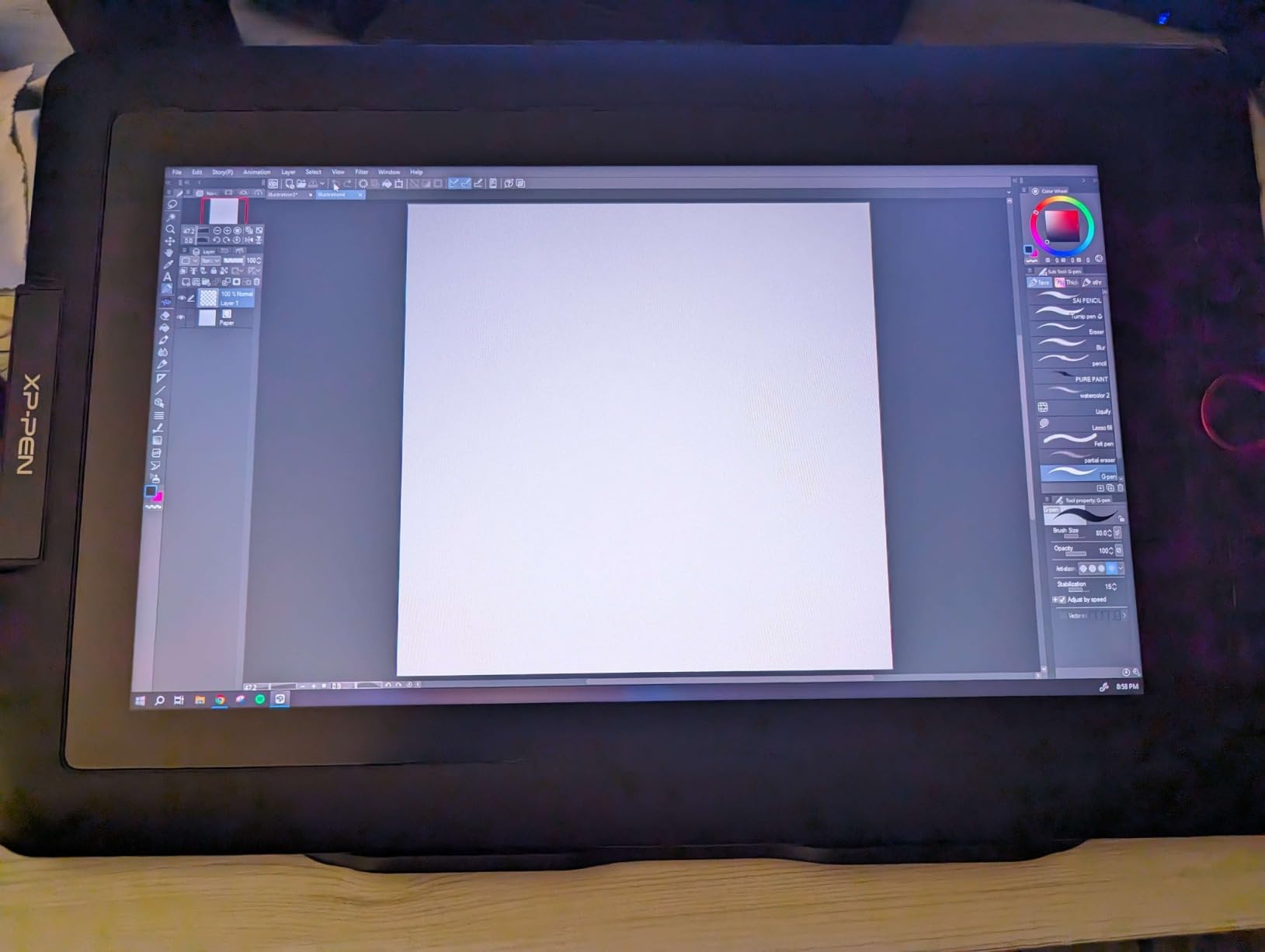 XPPen Drawing Tablet with Screen Full-Laminated Graphics Drawing Monitor Artist13.3 Pro Graphics Tablet with Adjustable Stand and 8 Shortcut Keys (8192 Levels Pen Pressure, 123% sRGB) Customer Review XPPen Drawing Tablet with Screen Full-Laminated Graphics Drawing Monitor Artist13.3 Pro Graphics Tablet with Adjustable Stand and 8 Shortcut Keys (8192 Levels Pen Pressure, 123% sRGB) - Customer Photo 3