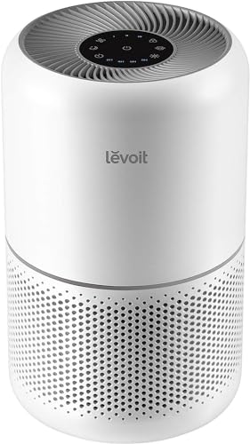LEVOIT Air Purifier for Home Allergies Pet Hair in Bedroom, Covers Up to 1073 ft² by 56W High Torque Motor, AHAM VERIFIDE, 3-in-1 Filter with HEPA Sleep Mode, Remove Dust Smoke Odor, Core300-P, White LEVOIT Air Purifier for Home Allergies Pet Hair in Bedroom, Covers Up to 1073 ft² by 56W High Torque Motor, AHAM VERIFIDE, 3-in-1 Filter with HEPA Sleep Mode, Remove Dust Smoke Odor, Core300-P, White - Levoit