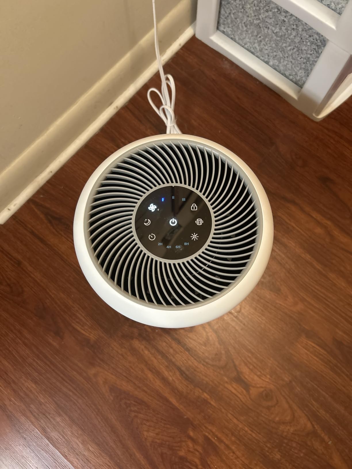 LEVOIT Air Purifier for Home Allergens Pet Hair in Bedroom, Covers Up to 1073 ft² by 56W High Torque Motor, AHAM VERIFIDE, 3-in-1 Filter with HEPA Sleep Mode, Remove Dust Smoke Odor, Core300-P, White customer photo 1