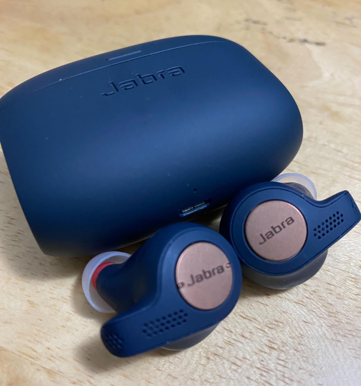 Jabra Elite Active 65t Alexa Enabled True Wireless Sports Earbuds with Charging Case – Copper Blue (Renewed) - Customer Photo 1