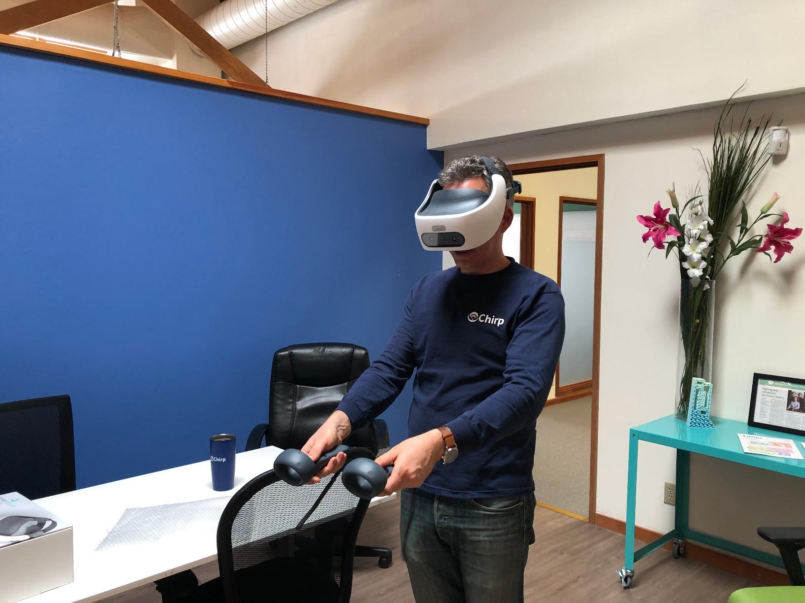 HTC Vive Pro Focus Plus 6DOF VR Headset in Almond White Bundle Including VR Headset, Controllers, face Cushion, QC 3.0 Charger and USB Type-C Cable - Customer Photo 2
