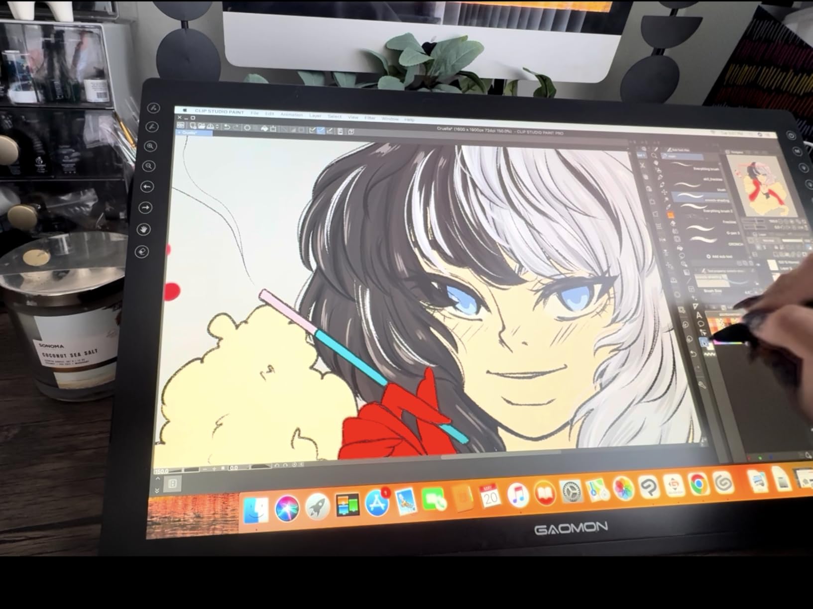 GAOMON PD1161 Drawing Tablet with Screen, Tilt, 8 Shortcut Keys, 11.6