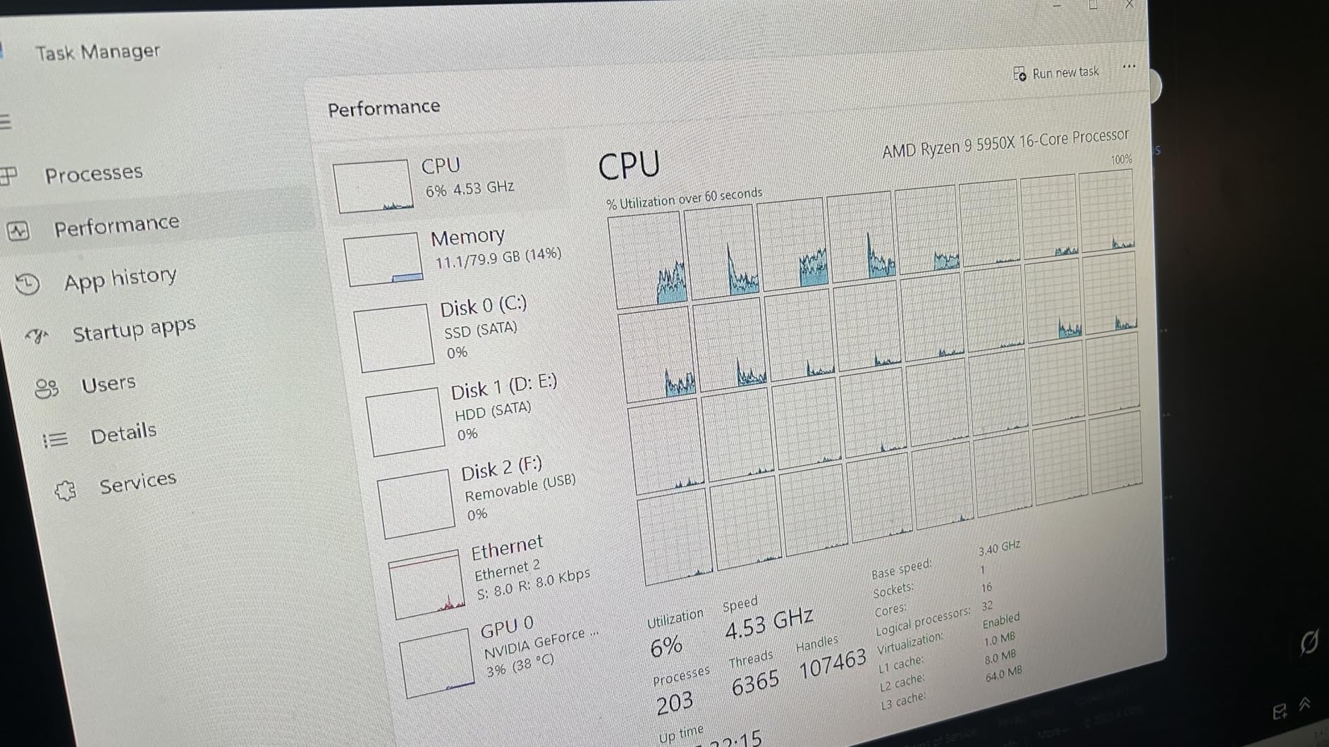 AMD Ryzen 9 5950X 16-core, 32-thread unlocked desktop processor customer photo 2