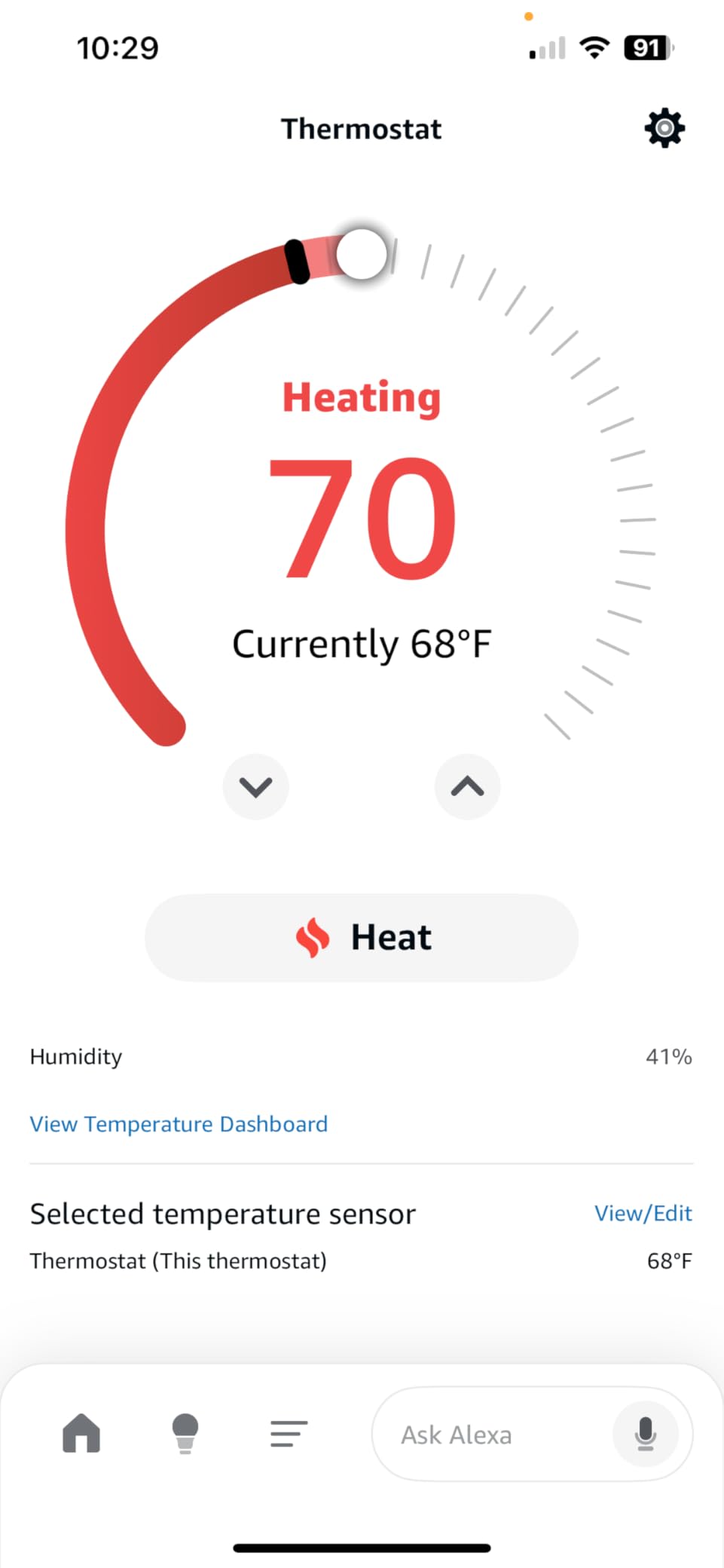Amazon Smart Thermostat - Save money and energy - Works with Alexa and Ring - C-wire required customer photo 2