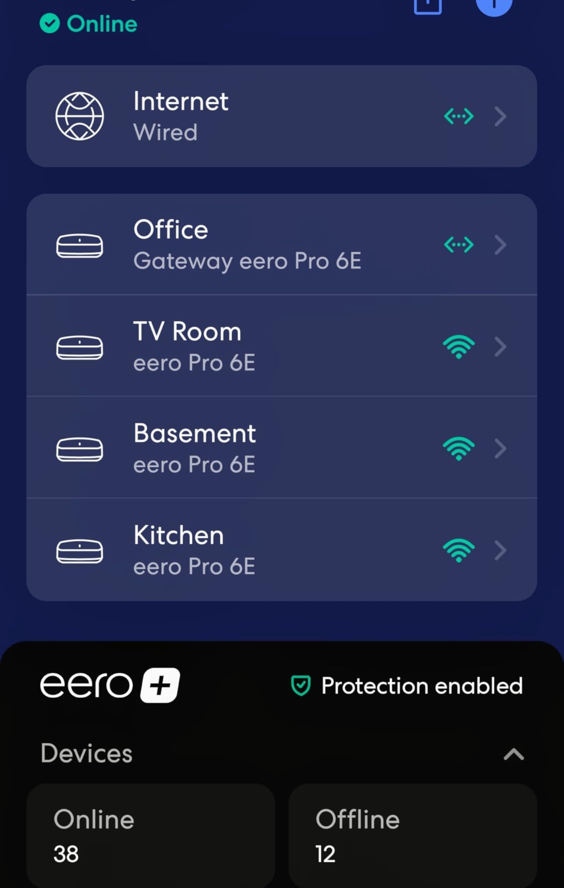 Amazon eero Pro 6E mesh wifi router - Supports internet plans up to 2.5 Gbps, Coverage up to 2,000 sq. ft., Connect 100+ devices, 1-pack - Customer Photo 2
