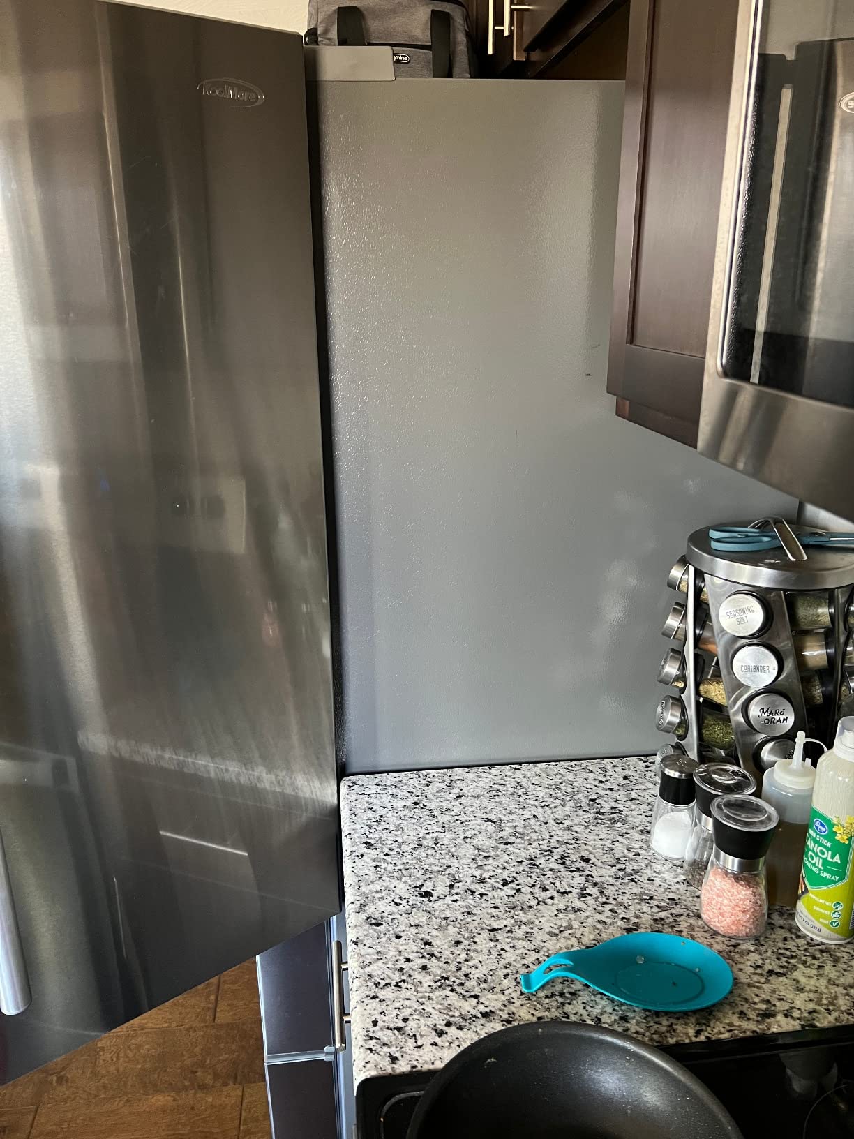 KoolMore Counter Depth French Door Refrigerator with Ice Maker, 4 Door Stainless-Steel Fridge - 22.5 Cu.Ft Customer Review KoolMore Counter Depth French Door Refrigerator with Ice Maker, 4 Door Stainless-Steel Fridge - 22.5 Cu.Ft - Customer Photo 3