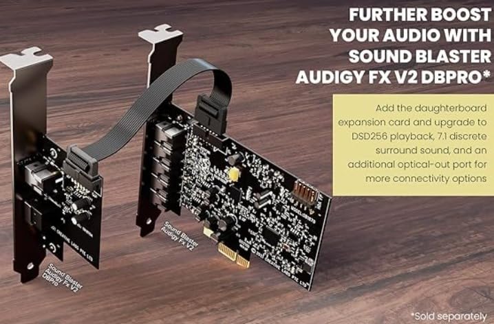 Creative Sound Blaster Audigy Fx V2 Upgradable Hi-res PCI-e Sound Card with 5.1 Discrete and Virtual Surround, Scout Mode, SmartComms Kit for PC Customer Review Creative Sound Blaster Audigy Fx V2 Upgradable Hi-res PCI-e Sound Card with 5.1 Discrete and Virtual Surround, Scout Mode, SmartComms Kit for PC - Customer Photo 1