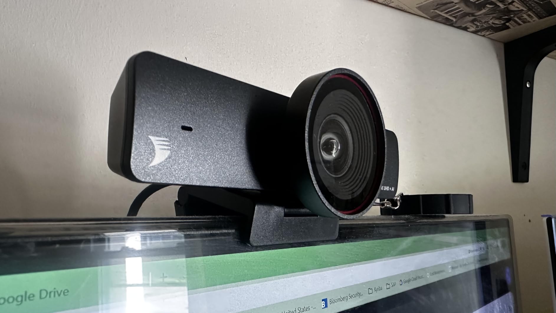 WYRESTORM 4K Webcam with AI Tracking, 120° FOV Wide Angle, Auto Framing, 90fps, 8X Digital Zoom, Dual AI Noise-canceling Mics, Video Conference Room Camera, Zoom Certified, Works for Microsoft Teams - Customer Photo 2