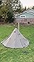 OneTigris Northgaze Canvas Hot Tent with Stove Jack, Windproof, Fire Retardant, Durable 4 Season Camping Pyramid Teepee Tent for 2~4 Person customer photo 2