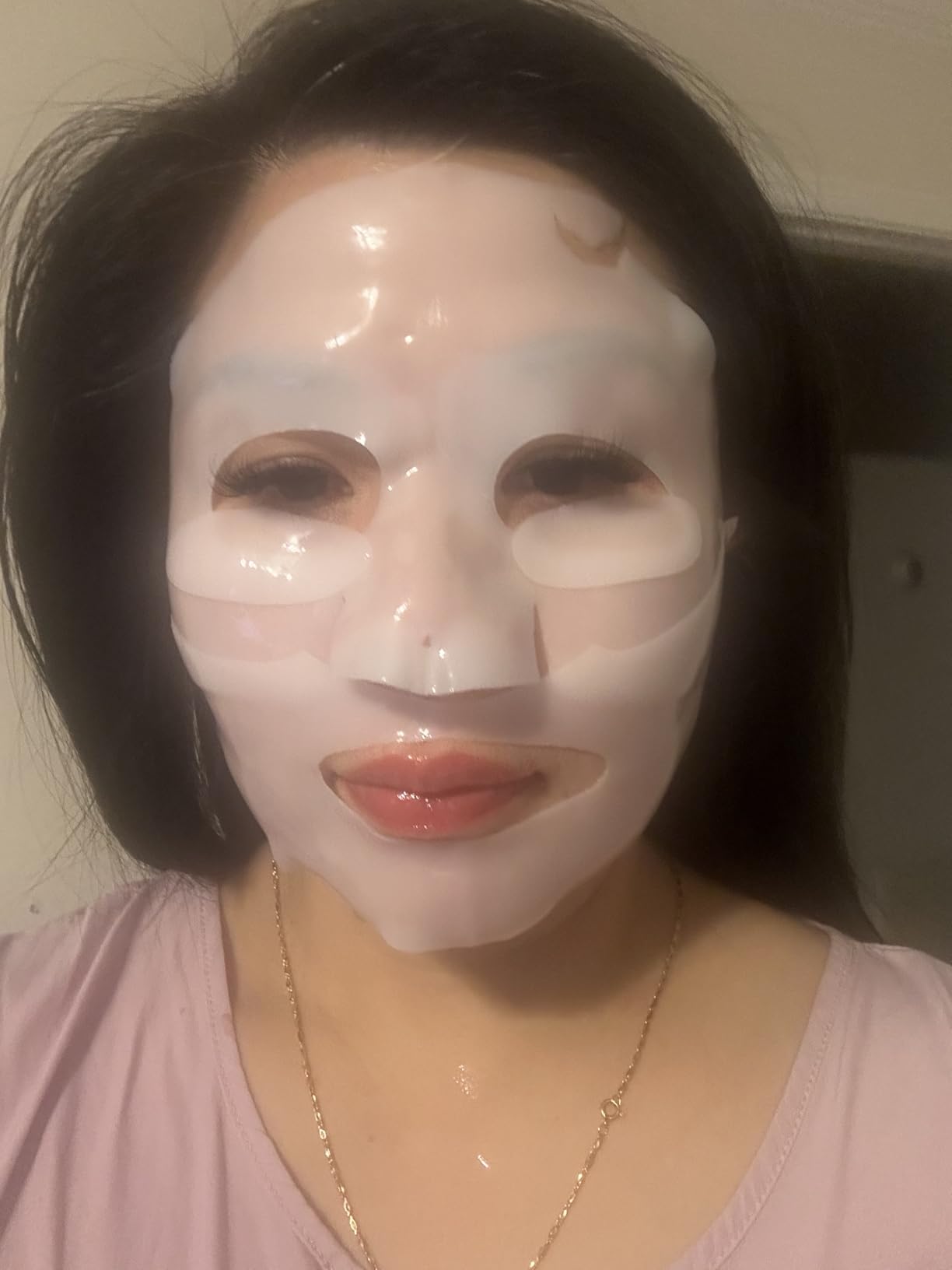BIODANCE Bio-Collagen Real Deep Mask, Hydrating Overnight Hydrogel Face Mask, Pore Minimizing, Elasticity, Plumping, Travel Essentials & Self Care Gifts for Women, Korean Skin Care | 1.19oz(34g) x 4ea customer photo 1
