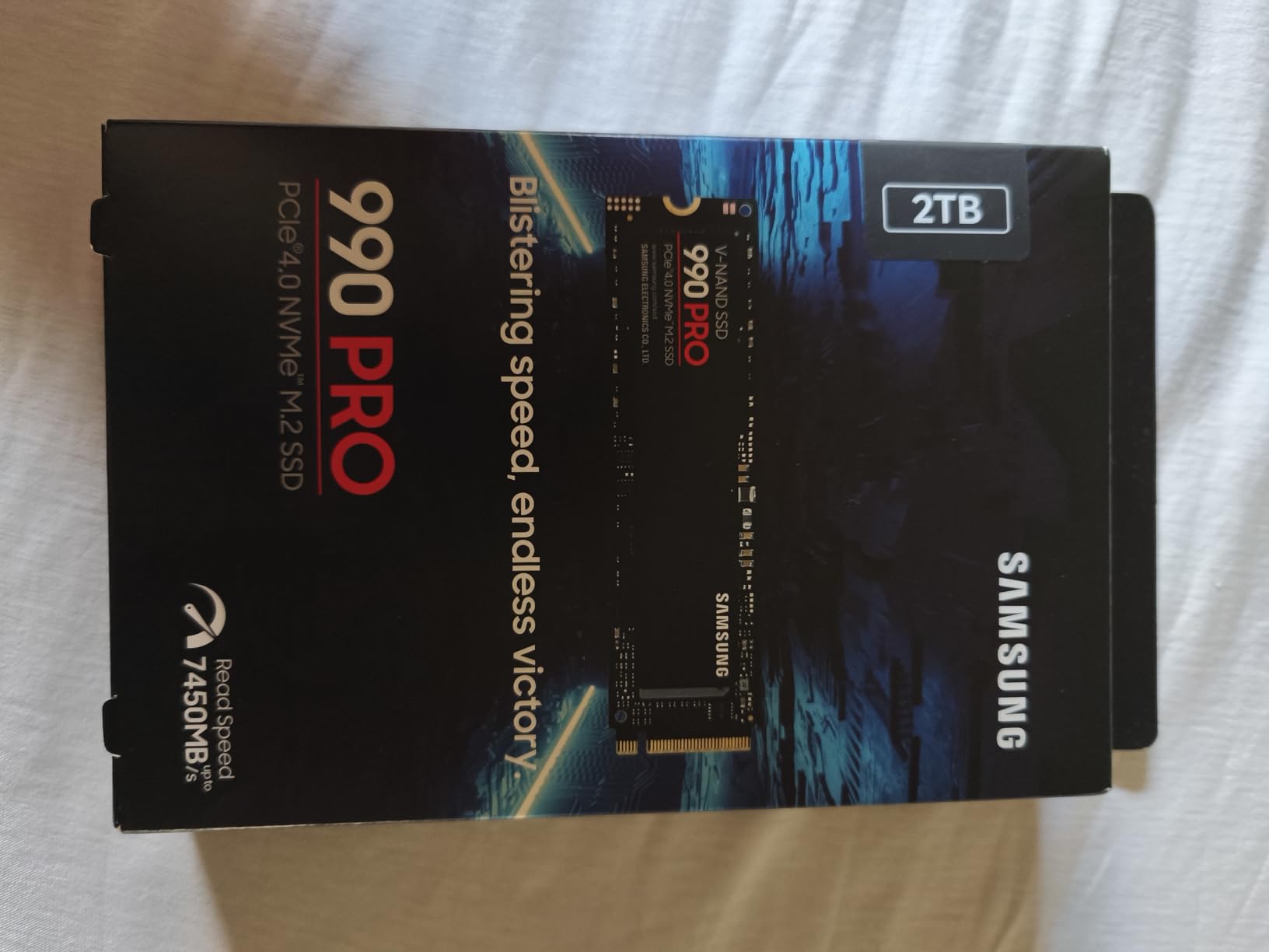 SAMSUNG 990 PRO SSD 2TB NVMe M.2 PCIe Gen4, M.2 2280 Internal Solid State Hard Drive, Seq. Read Speeds Up to 7,450 MB/s for High End Computing, Gaming, and Heavy Duty Workstations, MZ-V9P2T0B/AM Customer Review SAMSUNG 990 PRO SSD 2TB NVMe M.2 PCIe Gen4, M.2 2280 Internal Solid State Hard Drive, Seq. Read Speeds Up to 7,450 MB/s for High End Computing, Gaming, and Heavy Duty Workstations, MZ-V9P2T0B/AM - Customer Photo 1