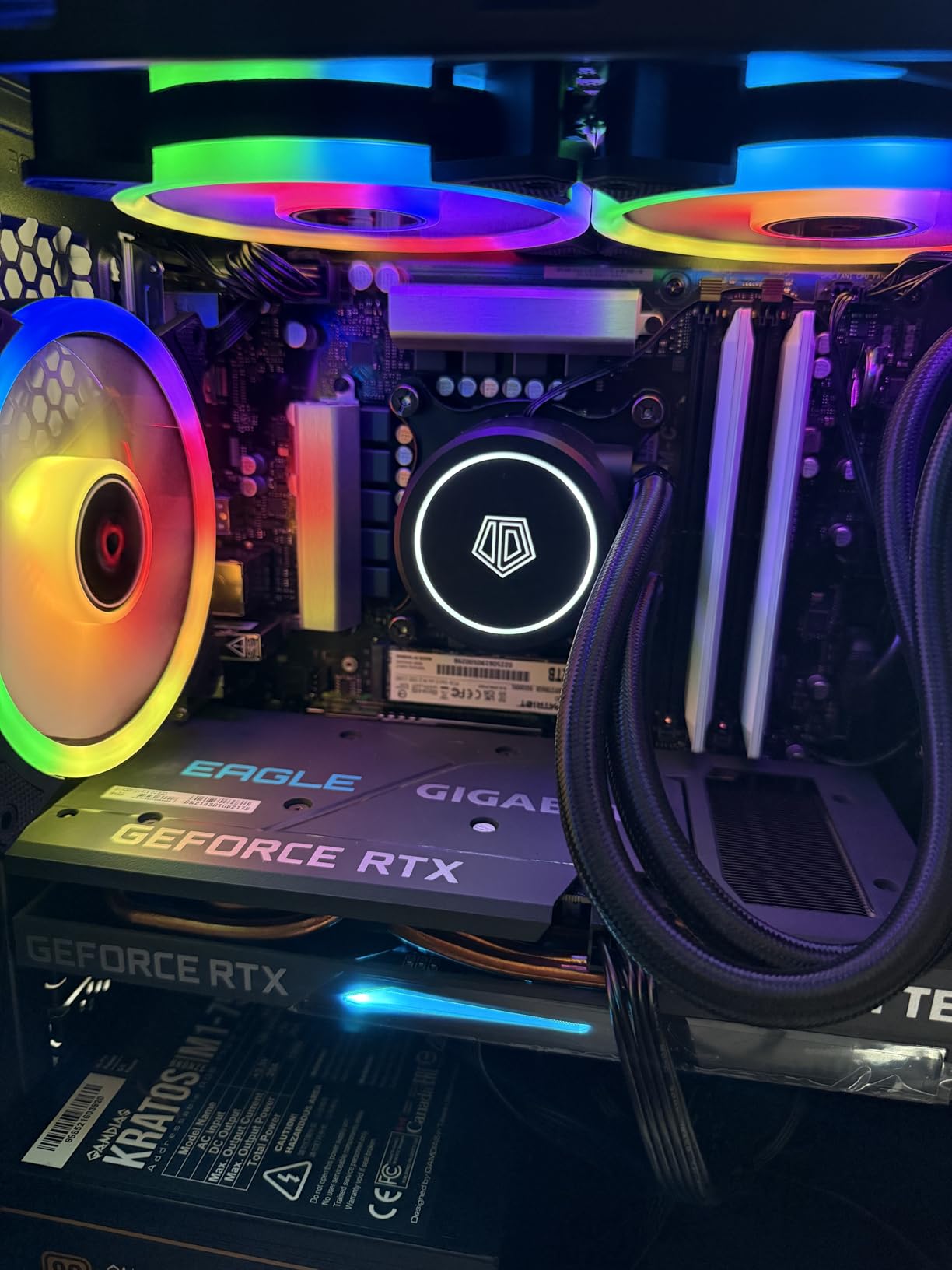 ID-COOLING FROSTFLOW X 240 CPU Water Cooler AIO Cooler 240mm CPU Liquid Cooler White LED 2x120mm PWM Fans, Intel 1700/1200/115X, AMD AM5/AM4 customer photo 1