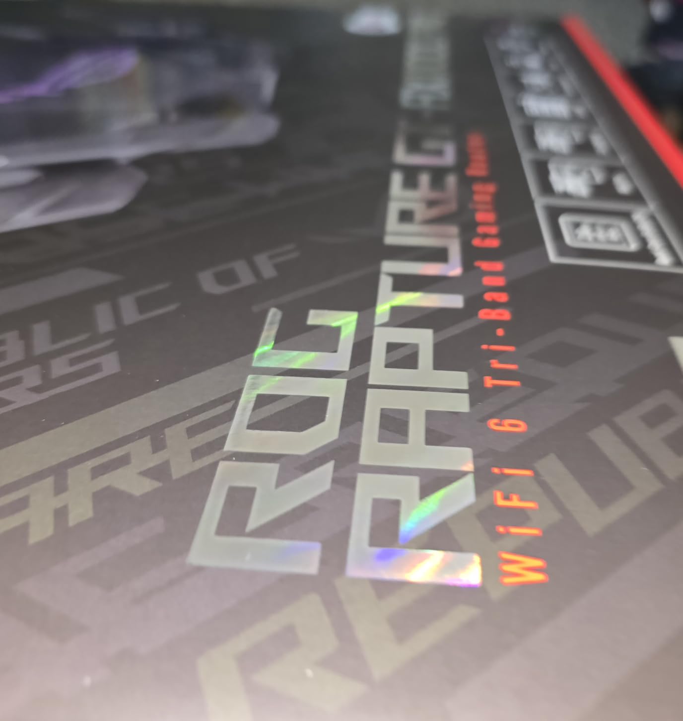 ASUS ROG Rapture GT-AX11000 Pro Tri-Band WiFi 6 Extendable Gaming Router, 10G & 2.5G Ports, ASUS RangeBoost Plus, Triple-Level Game Acceleration, Subscription-Free Network Security, AiMesh Compatible customer photo 2