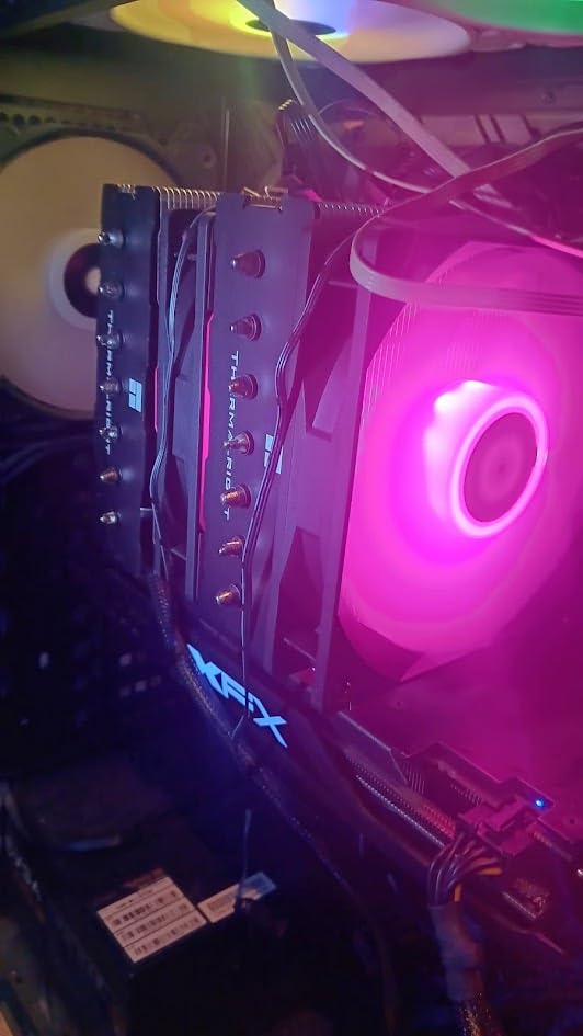 Thermalright PS120SE ARGB CPU Air Cooler, 7 Heat Pipes CPU Cooler,Dual 120mm TL-C12B-S V2 PWM Fan, AGHP 4.0 Technology Customer Review Thermalright PS120SE ARGB CPU Air Cooler, 7 Heat Pipes CPU Cooler,Dual 120mm TL-C12B-S V2 PWM Fan, AGHP 4.0 Technology - Customer Photo 1