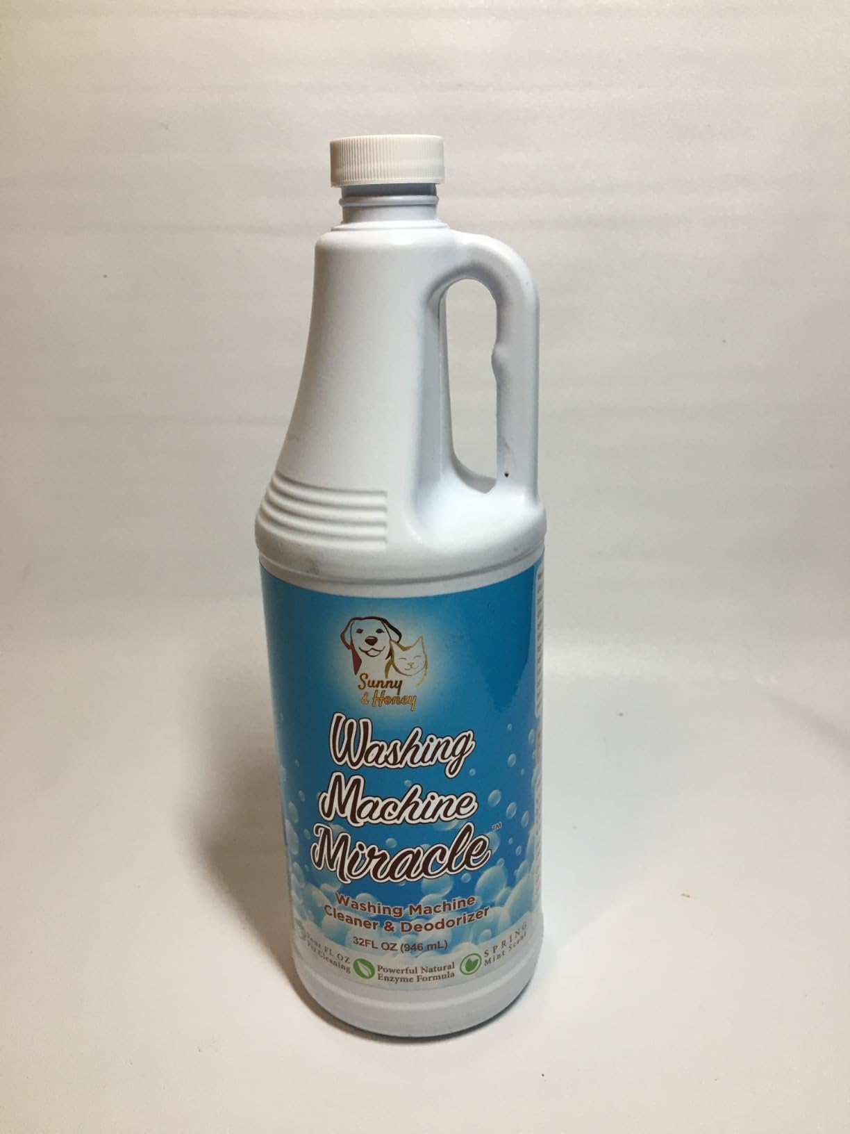 Sunny & Honey Liquid Washing Machine Cleaner & Deodorizer – Eco-Friendly Tub Treatment for Top and Front Load, 32 fl oz Washing Machine Deodorizer Customer Review Sunny & Honey Liquid Washing Machine Cleaner & Deodorizer – Eco-Friendly Tub Treatment for Top and Front Load, 32 fl oz Washing Machine Deodorizer - Customer Photo 2
