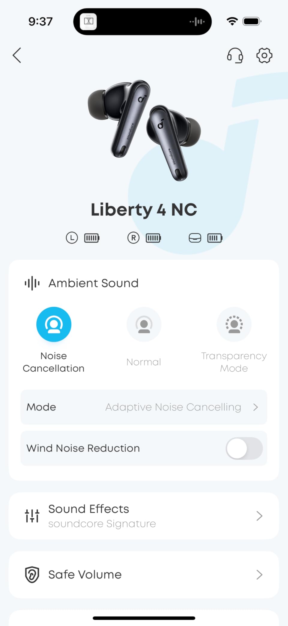 by Anker Liberty 4 NC Wireless Earbuds, 98.5% Noise Reduction, Adaptive Noise Cancelling to Ears and Environment, Hi-Res Sound, 50H Battery, Wireless Charging, Bluetooth 5.3 - Customer Photo 1