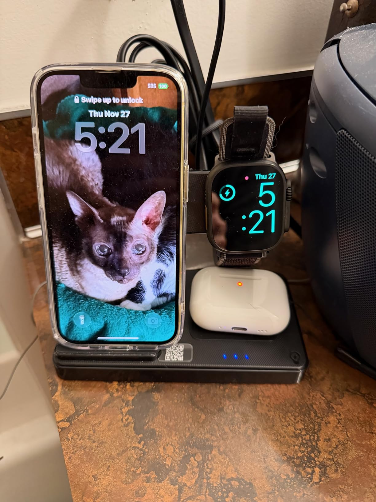 GETPALS Wireless Charger iPhone Charging Station for Apple Multiple Devices customer photo 1