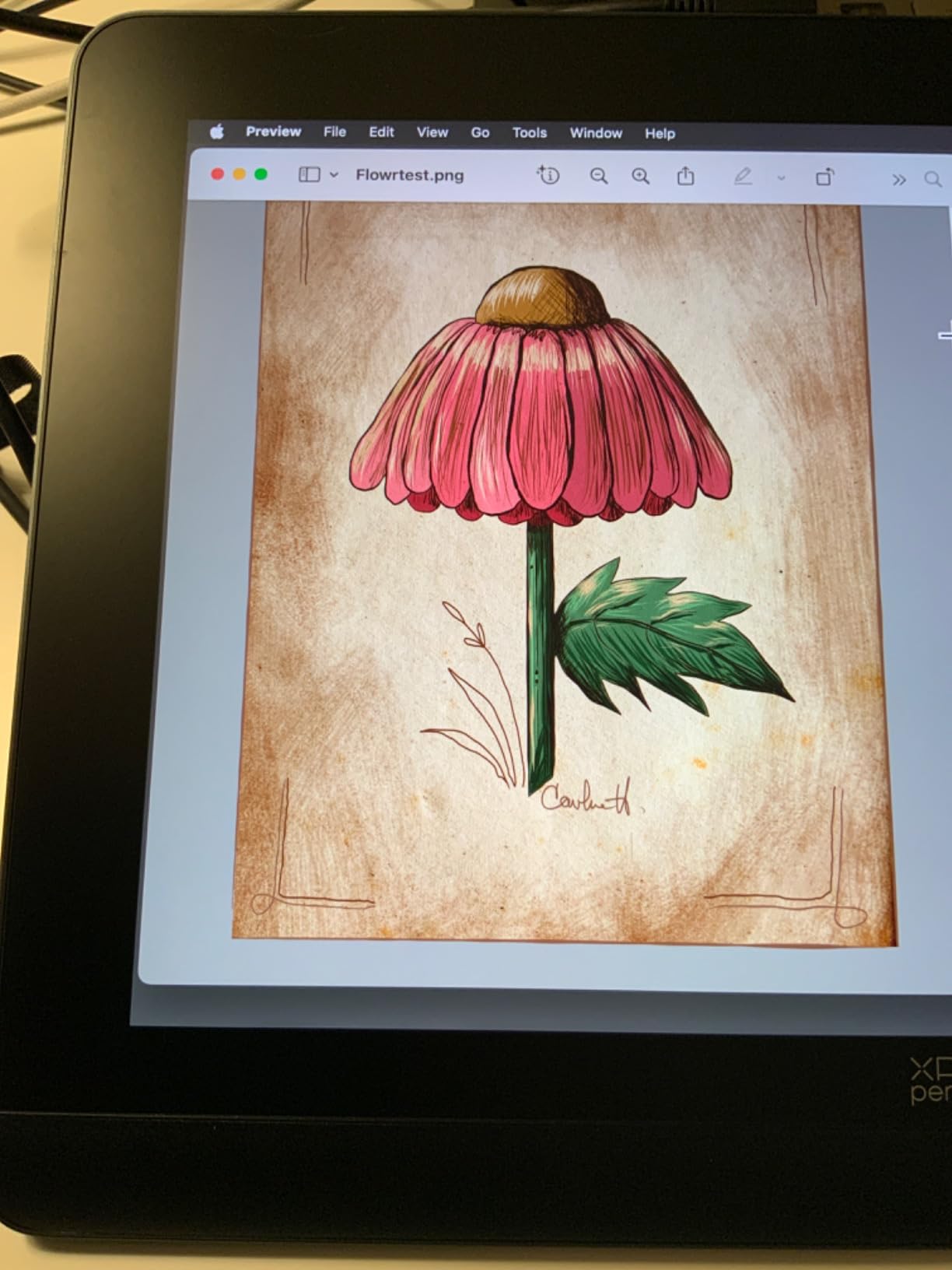 XPPen Artist Pro 14 Gen2 Drawing Tablet with Screen 14 inch Graphic Art Tablet with Full Laminated Anti-Glare Screen 16384 Pressure Levels X3 Pro Battery-Free Stylus 123% sRGB Tilt Stand Mini Keydial Customer Review XPPen Artist Pro 14 Gen2 Drawing Tablet with Screen 14 inch Graphic Art Tablet with Full Laminated Anti-Glare Screen 16384 Pressure Levels X3 Pro Battery-Free Stylus 123% sRGB Tilt Stand Mini Keydial - Customer Photo 2