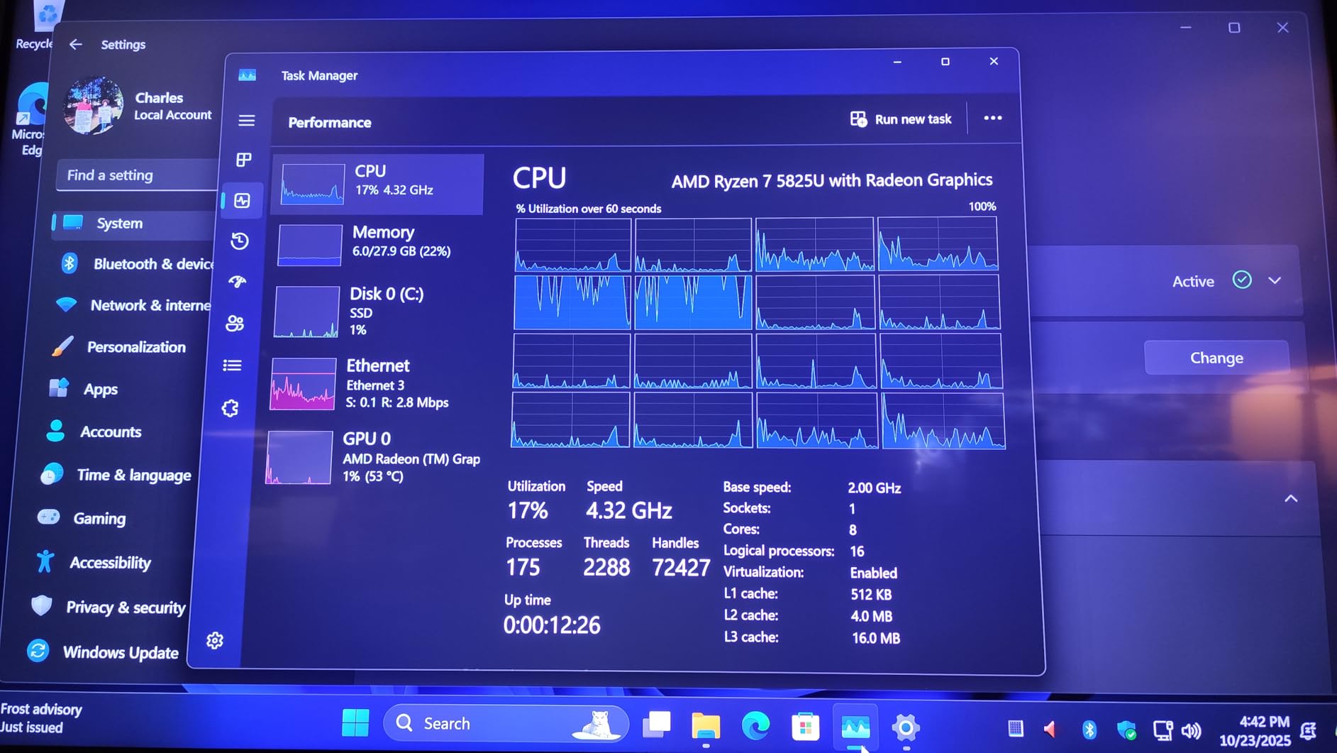 SER3 AMD Ryzen 3200U 16GB DDR4 500GB PCle SSD customer photo 2