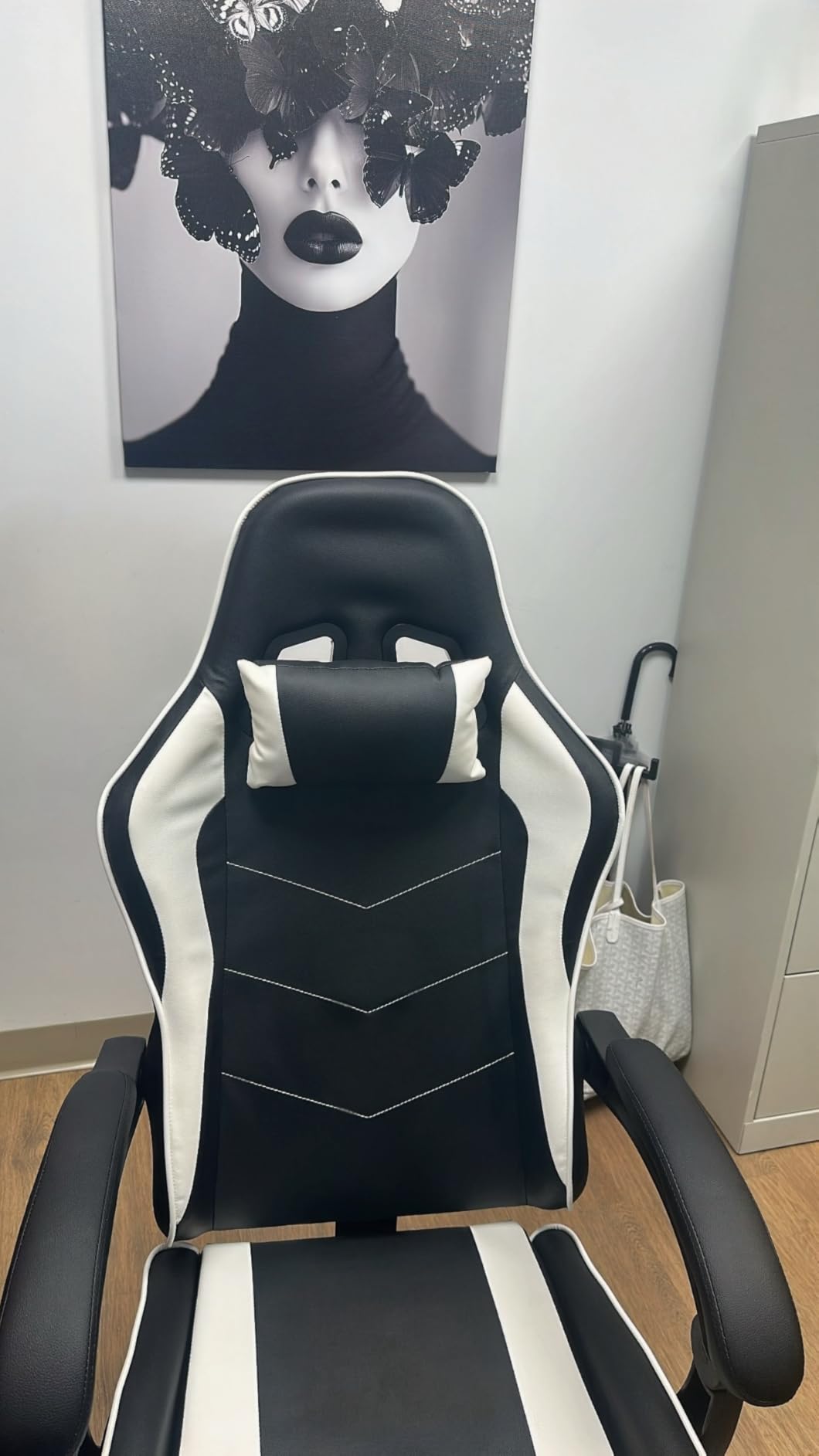 Homall Gaming Chair, Video Game Chair with Footrest and Massage Lumbar Support, Ergonomic Computer Chair Height Adjustable with Swivel Seat and Headrest customer photo 2